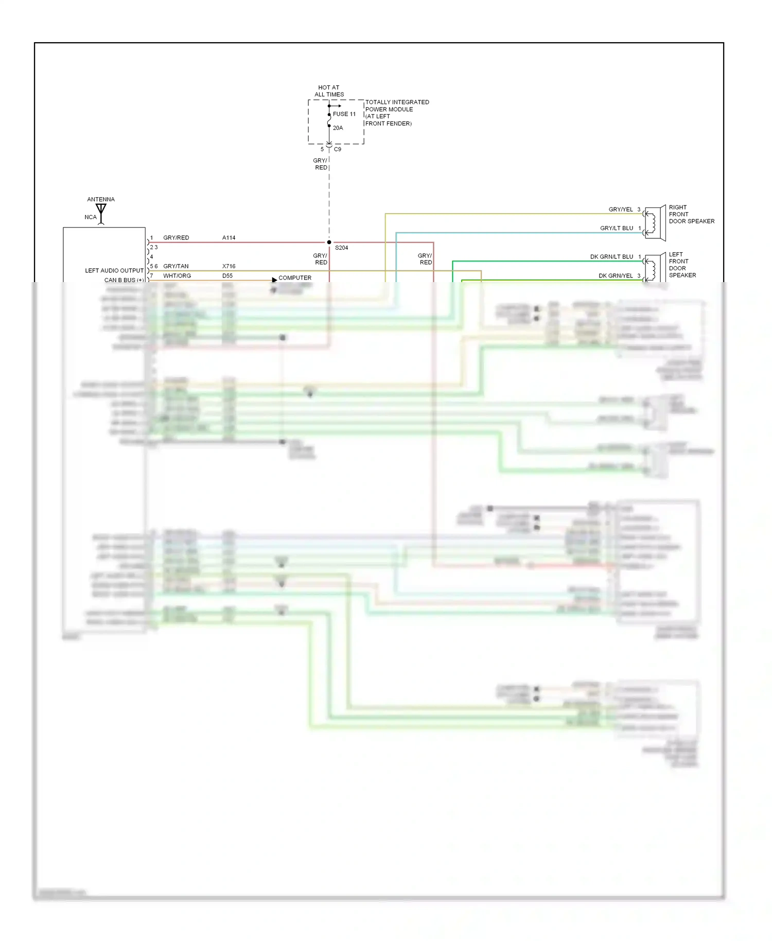 Dodge Cab & Chassis R3500  (1996-2006) computer data lines system wiring diagram  (15 of 21)