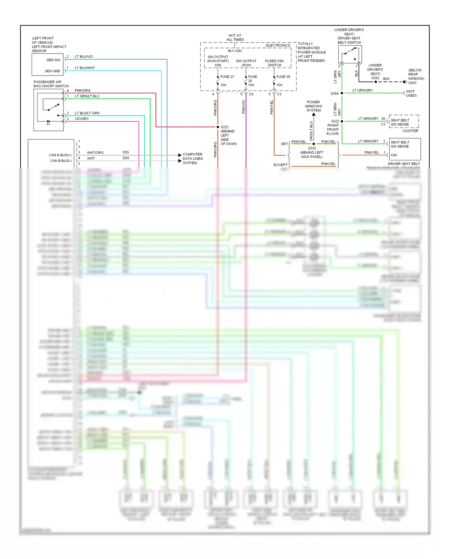 Dodge Cab & Chassis R3500  (1996-2006) computer data lines system wiring diagram  (19 of 21)