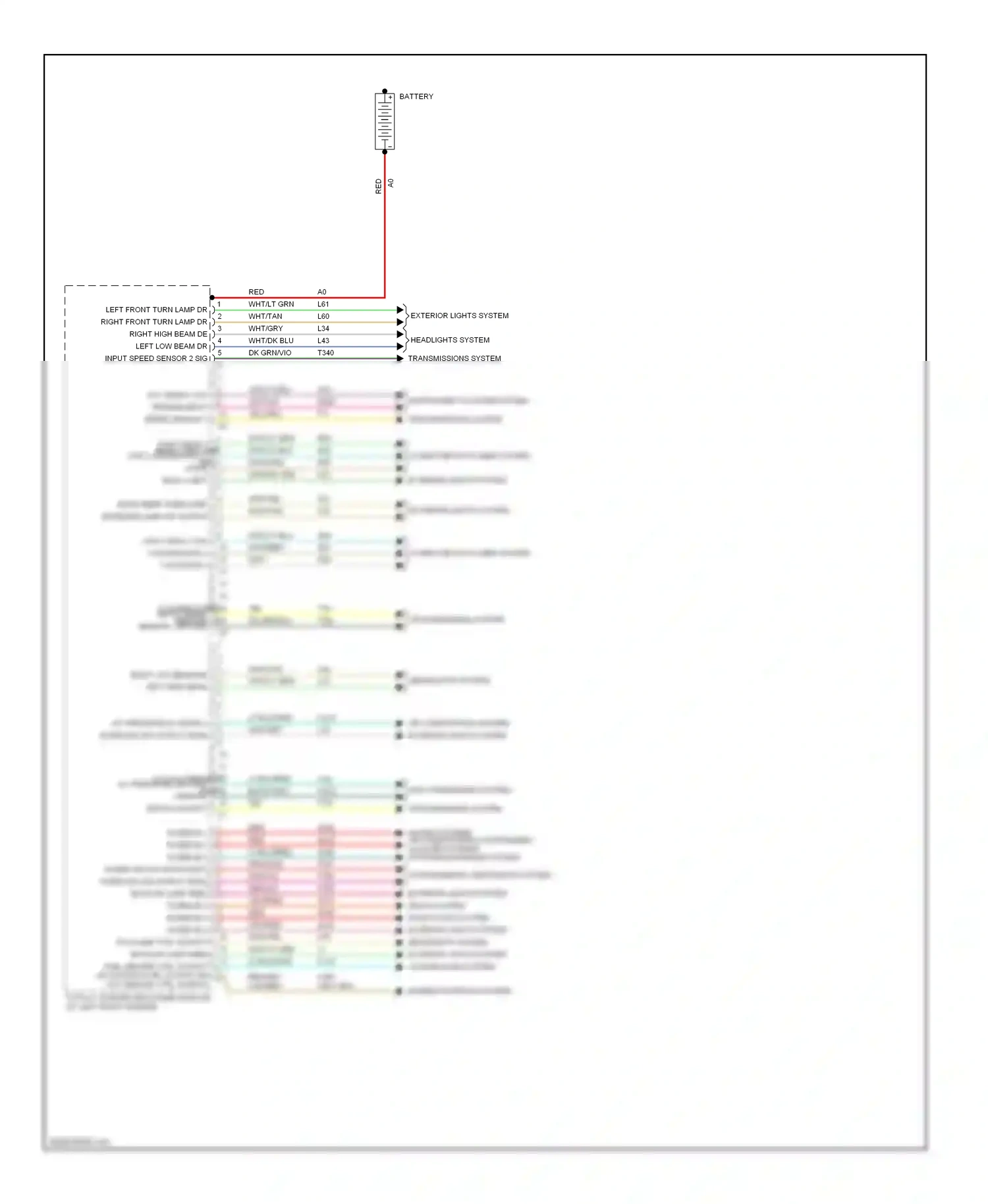 Dodge Cab & Chassis R3500  (1996-2006) computer data lines system wiring diagram  (12 of 21)