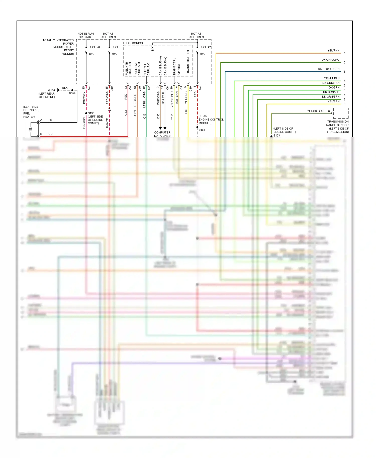 Dodge Cab & Chassis R3500  (1996-2006) computer data lines system wiring diagram  (10 of 21)