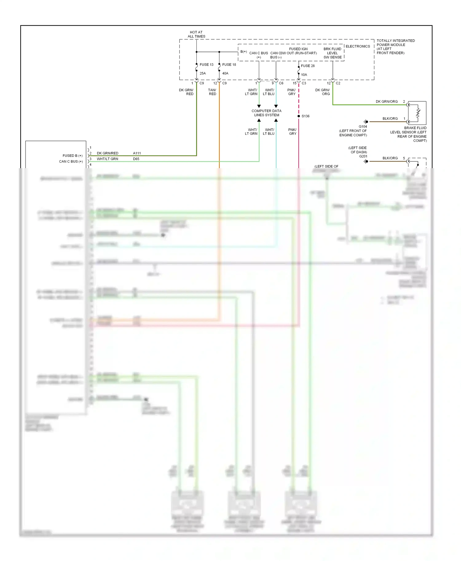 Dodge Cab & Chassis R3500  (1996-2006) computer data lines system wiring diagram  (1 of 21)