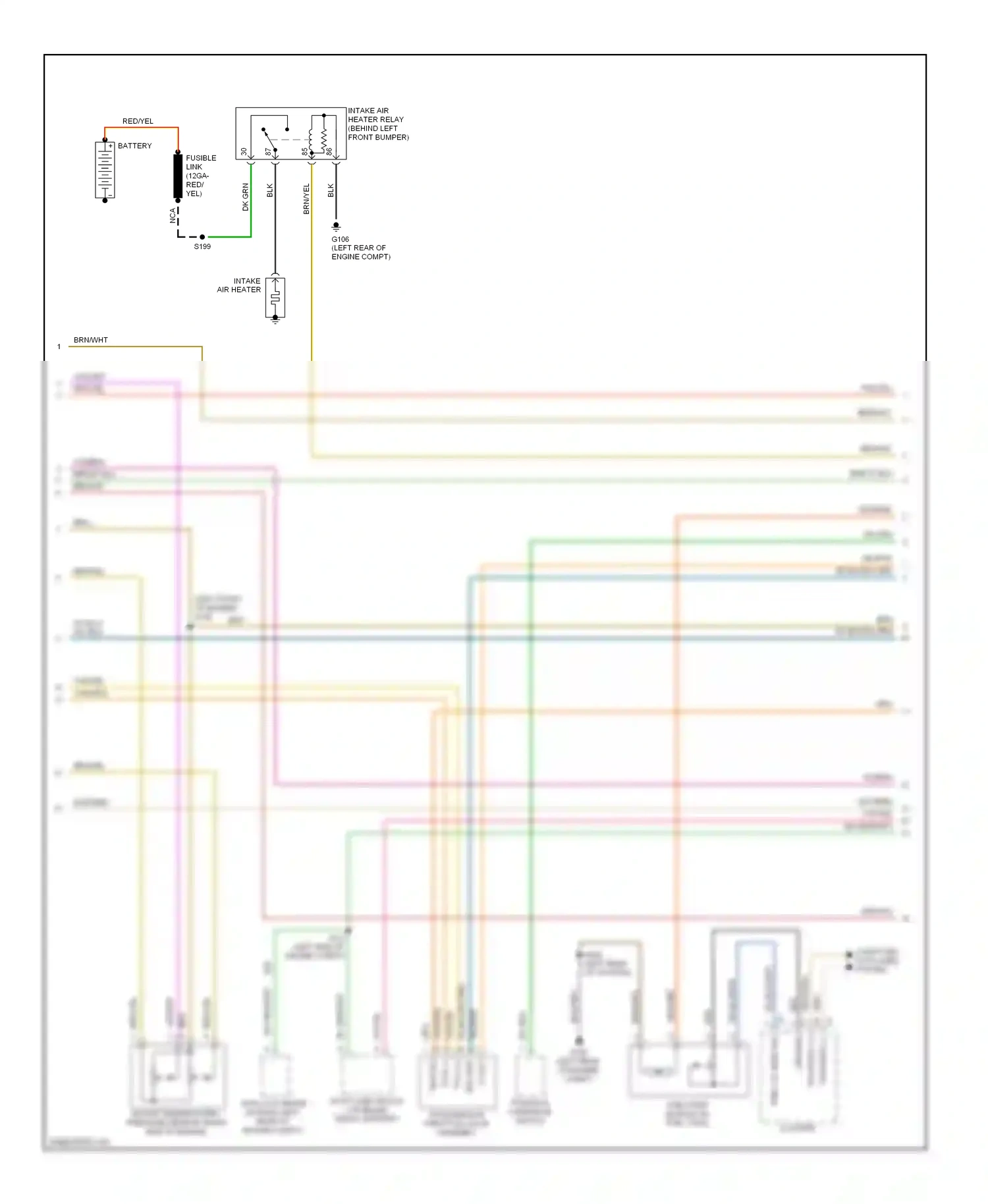 Dodge Cab & Chassis R3500  (1996-2006) computer data lines system wiring diagram  (9 of 21)