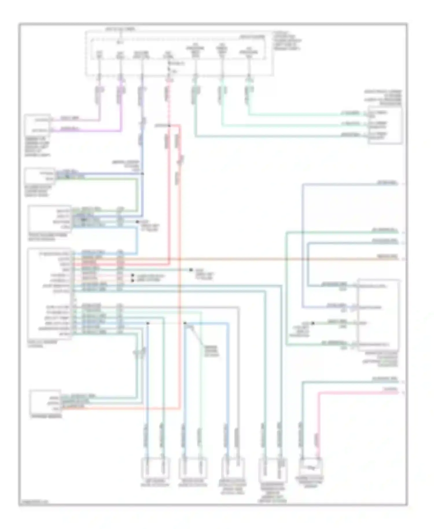 Caliber Dodge I facelift (2009-2013): Automatic a/c circuit (1 of 2)