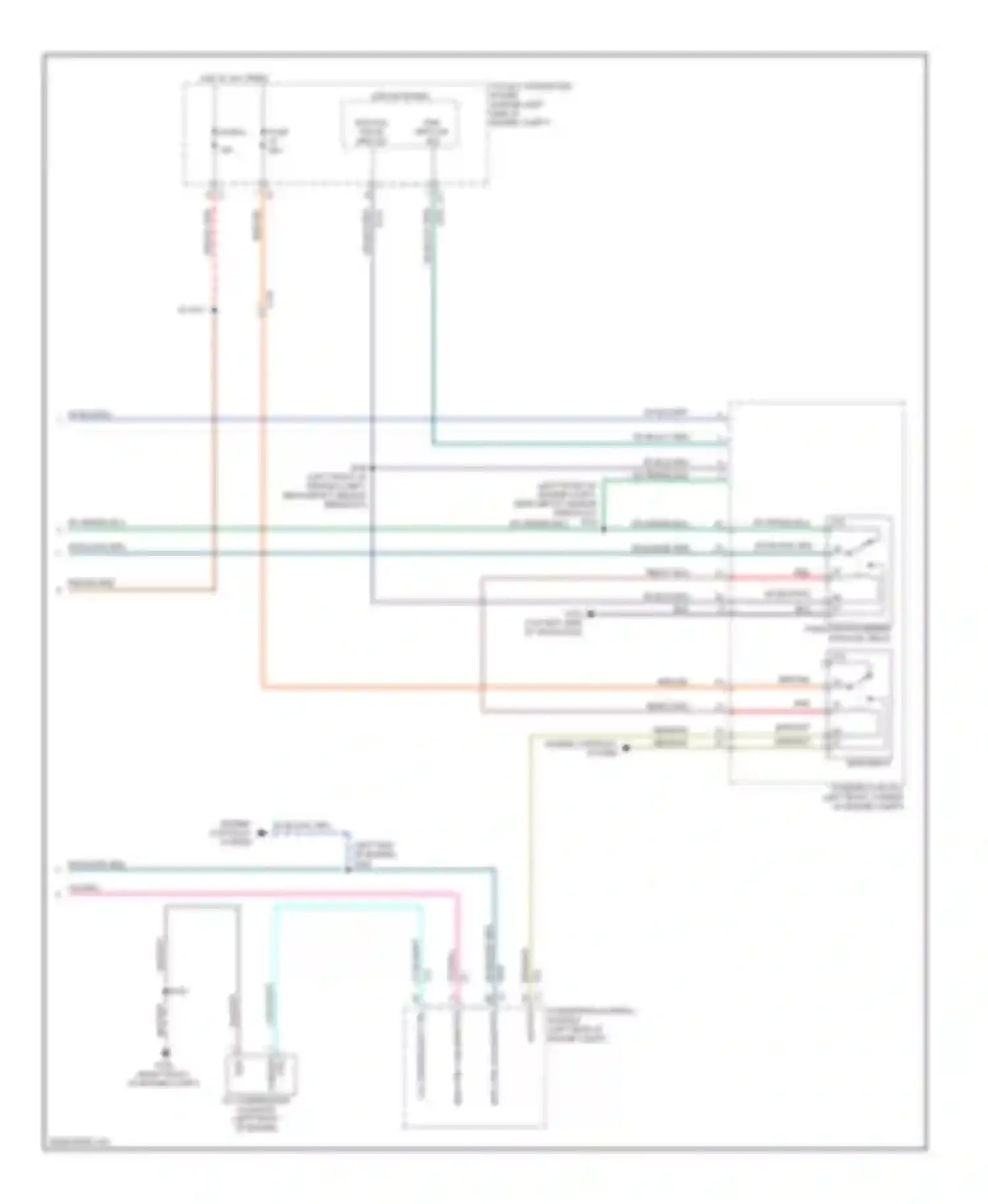 Caliber Dodge I facelift (2009-2013): Automatic a/c circuit (2 of 2)