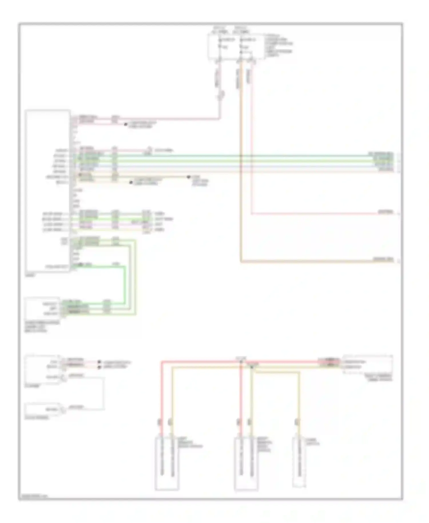 Caliber Dodge I facelift (2009-2013): Radio circuit (1 of 2)