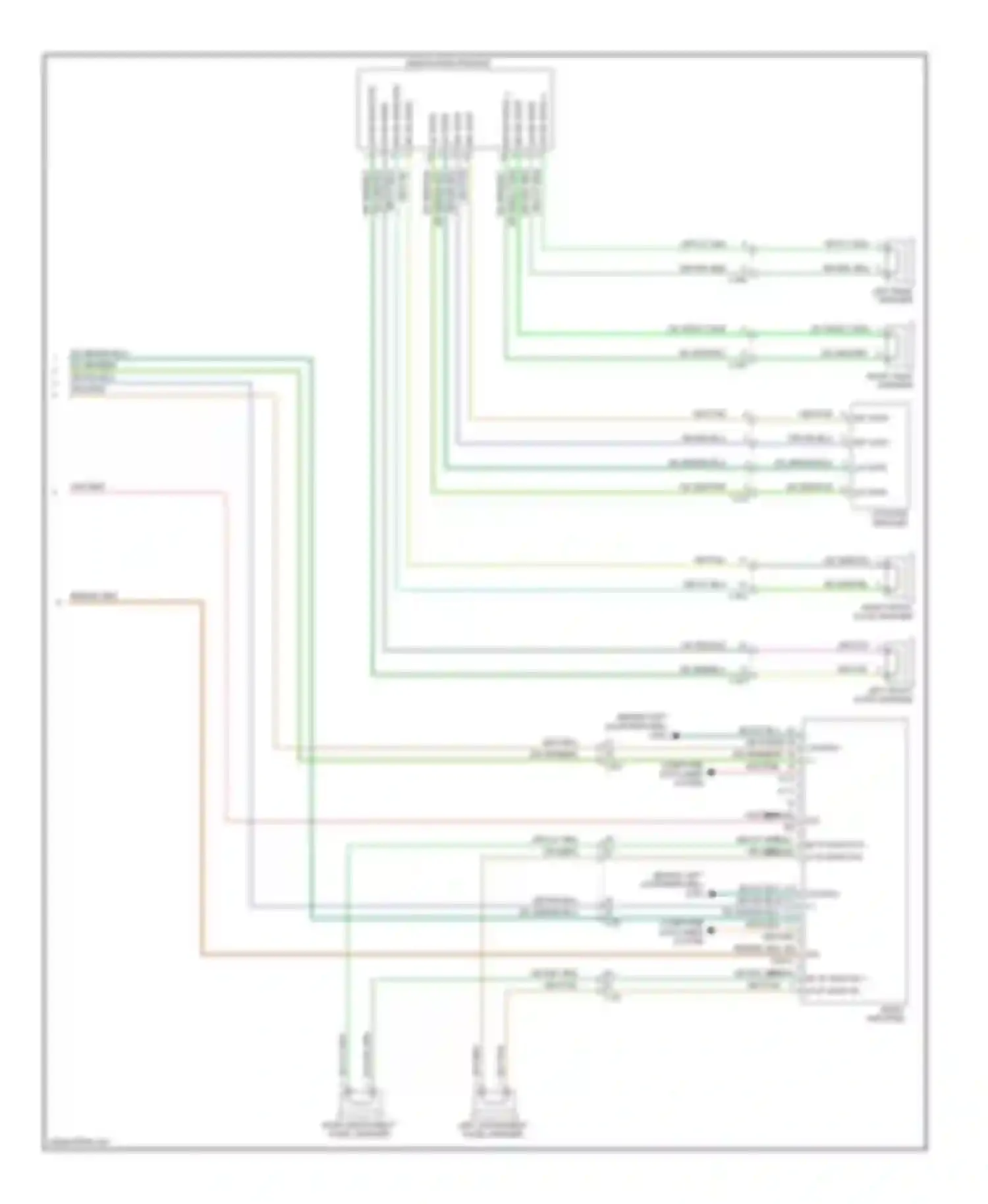 Caliber Dodge I facelift (2009-2013): Radio circuit (2 of 2)