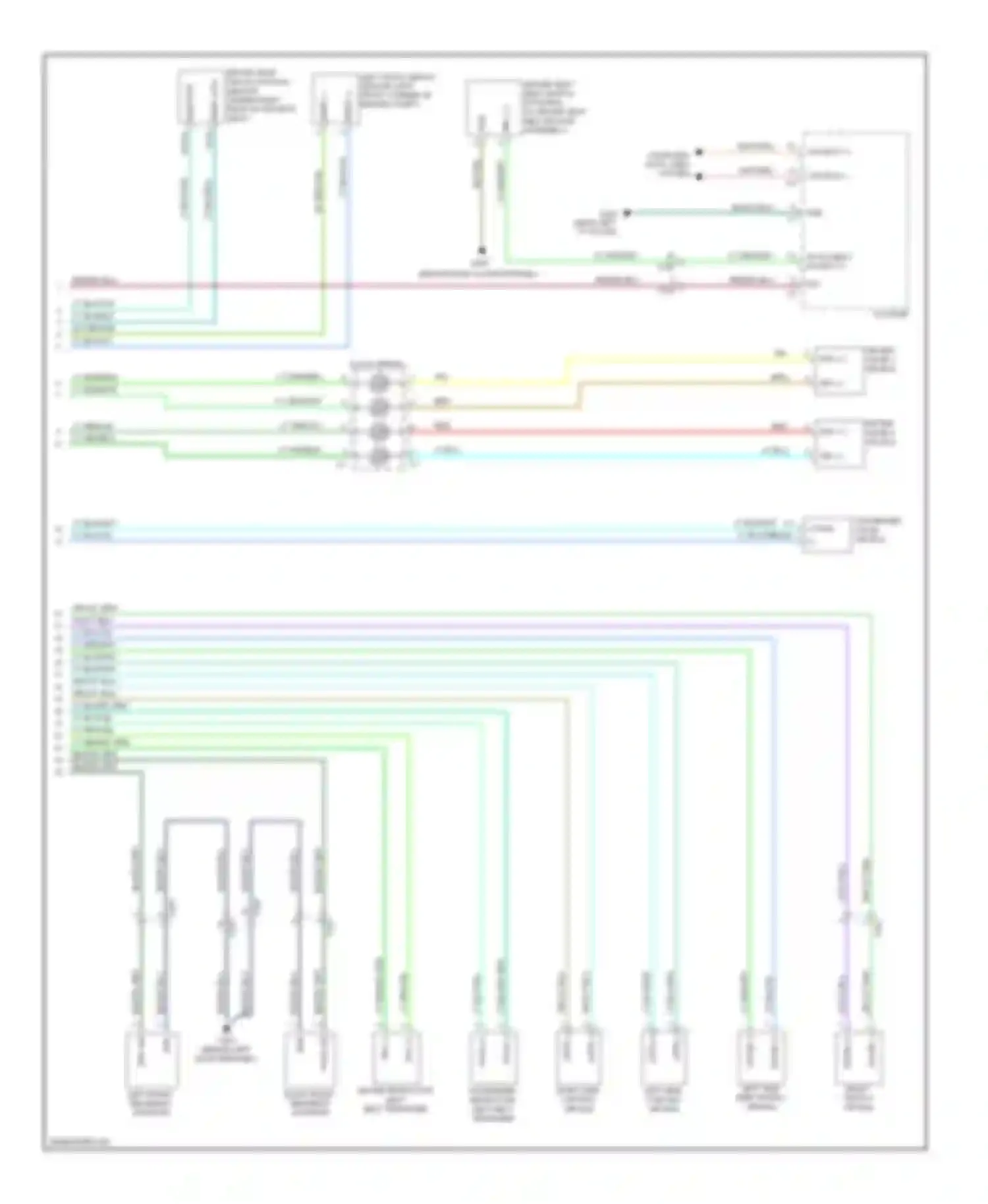 Caliber Dodge I facelift (2009-2013): Supplemental restraints circuit (2 of 2)