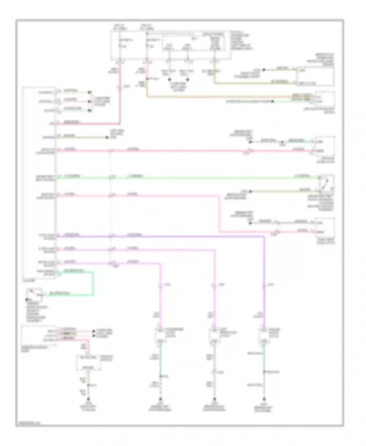 Caliber Dodge I facelift (2009-2013): Chime circuit