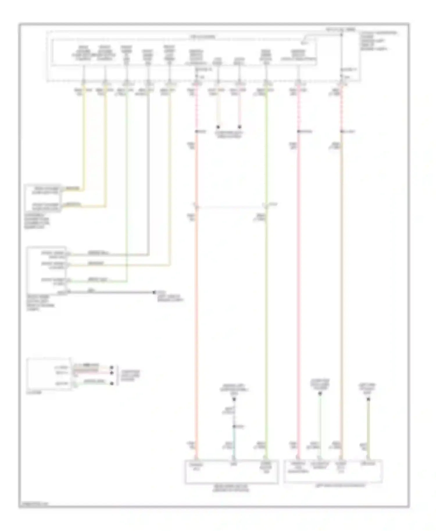 Caliber Dodge I facelift (2009-2013): Wiper/washer circuit