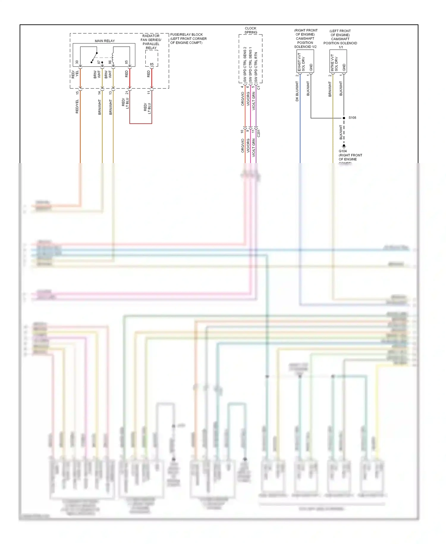 Dodge Caliber I facelift (2009-2013) clock- spring wiring diagram  (7 of 8)