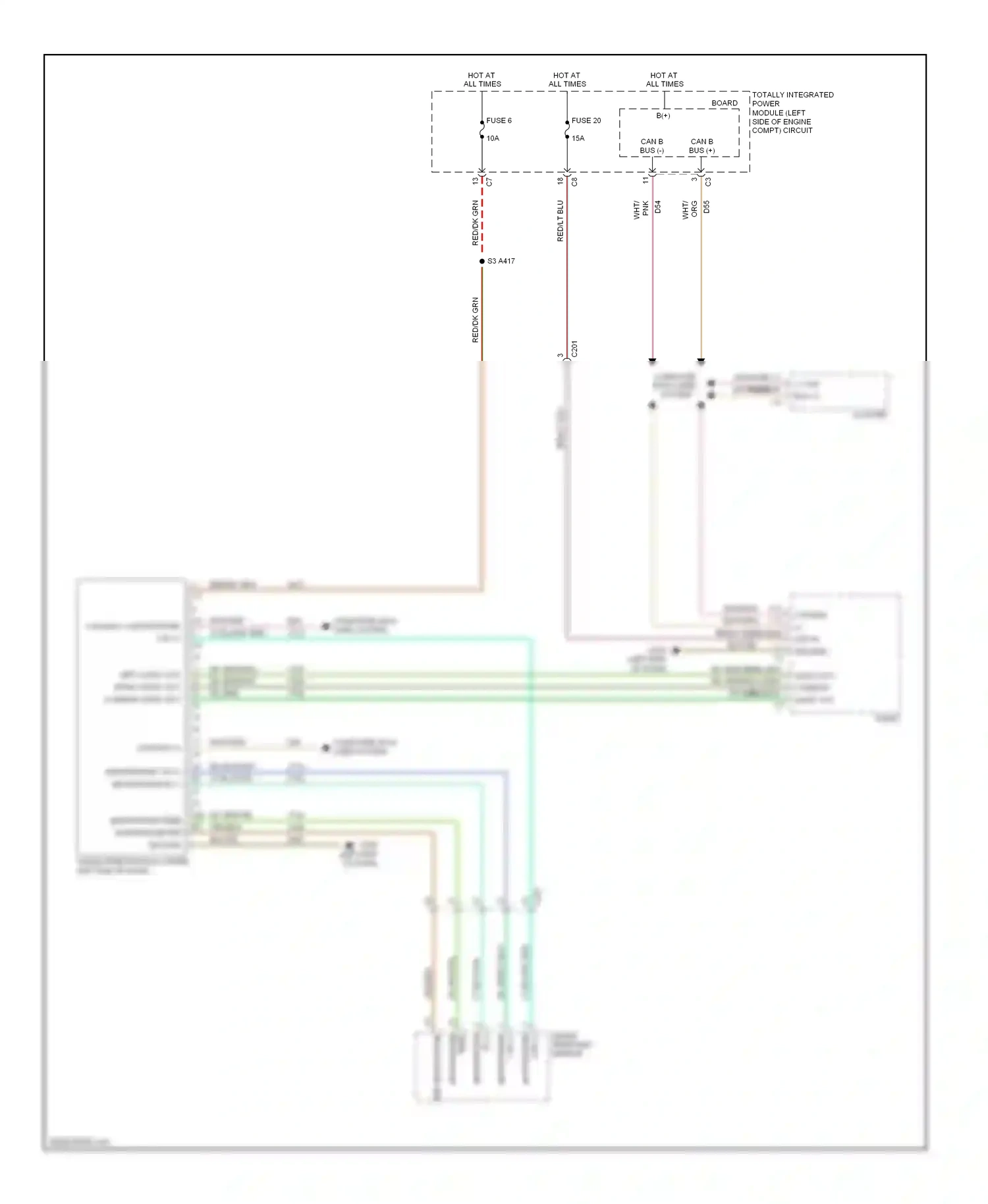 Dodge Caliber I facelift (2009-2013) microphone feed microphone ref wiring diagram  (1 of 1)