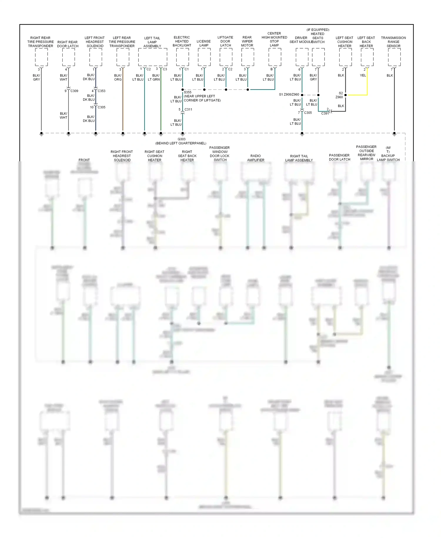 Dodge Caliber I facelift (2009-2013) transmission range sensor wiring diagram  (2 of 4)