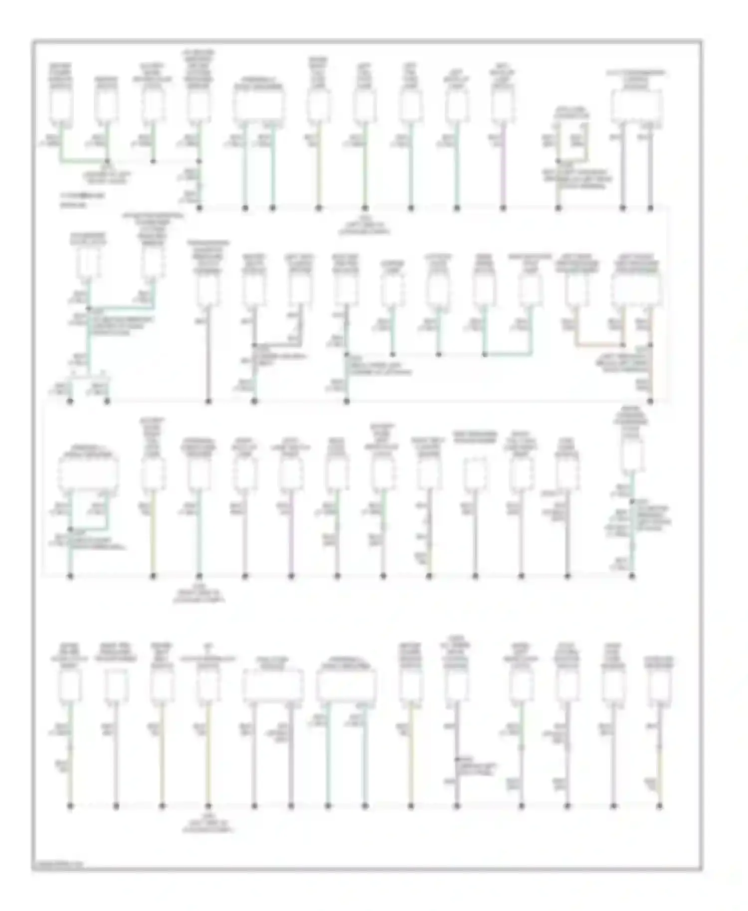 Caliber Dodge I (2006-2009): Ground distribution circuit (2 of 2)