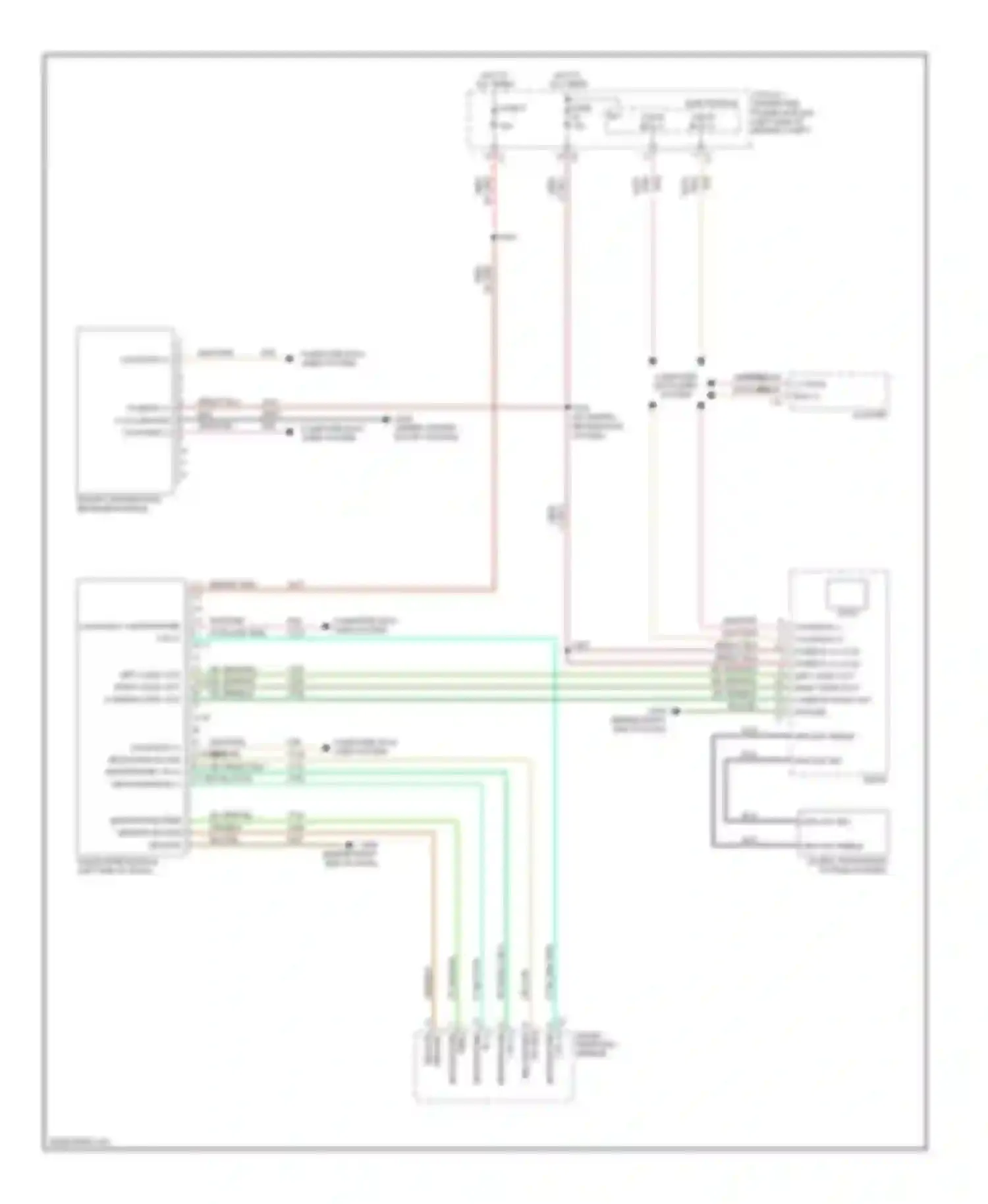 Caliber Dodge I (2006-2009): Navigation circuit