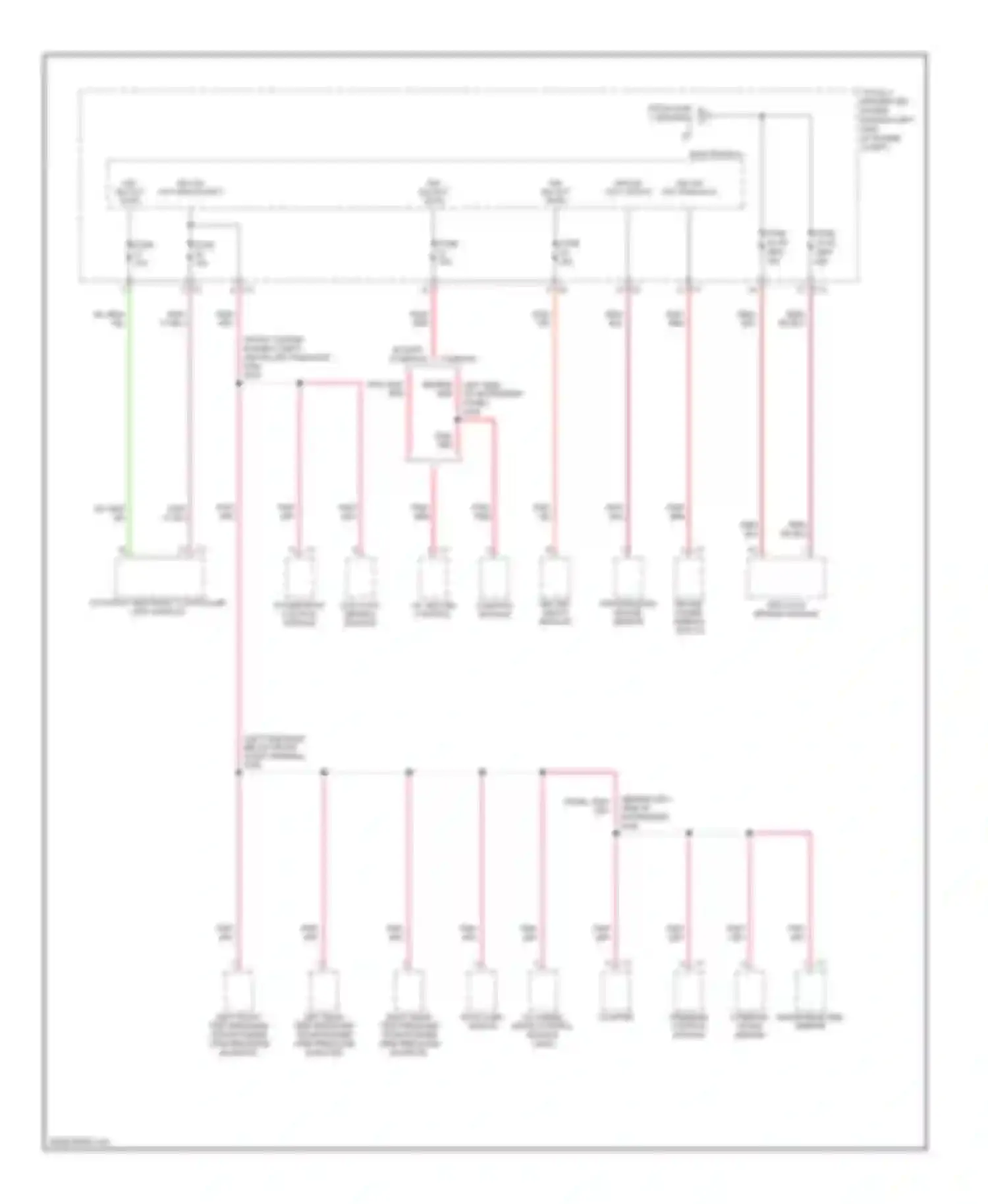 Caliber Dodge I (2006-2009): Power distribution circuit (3 of 3)