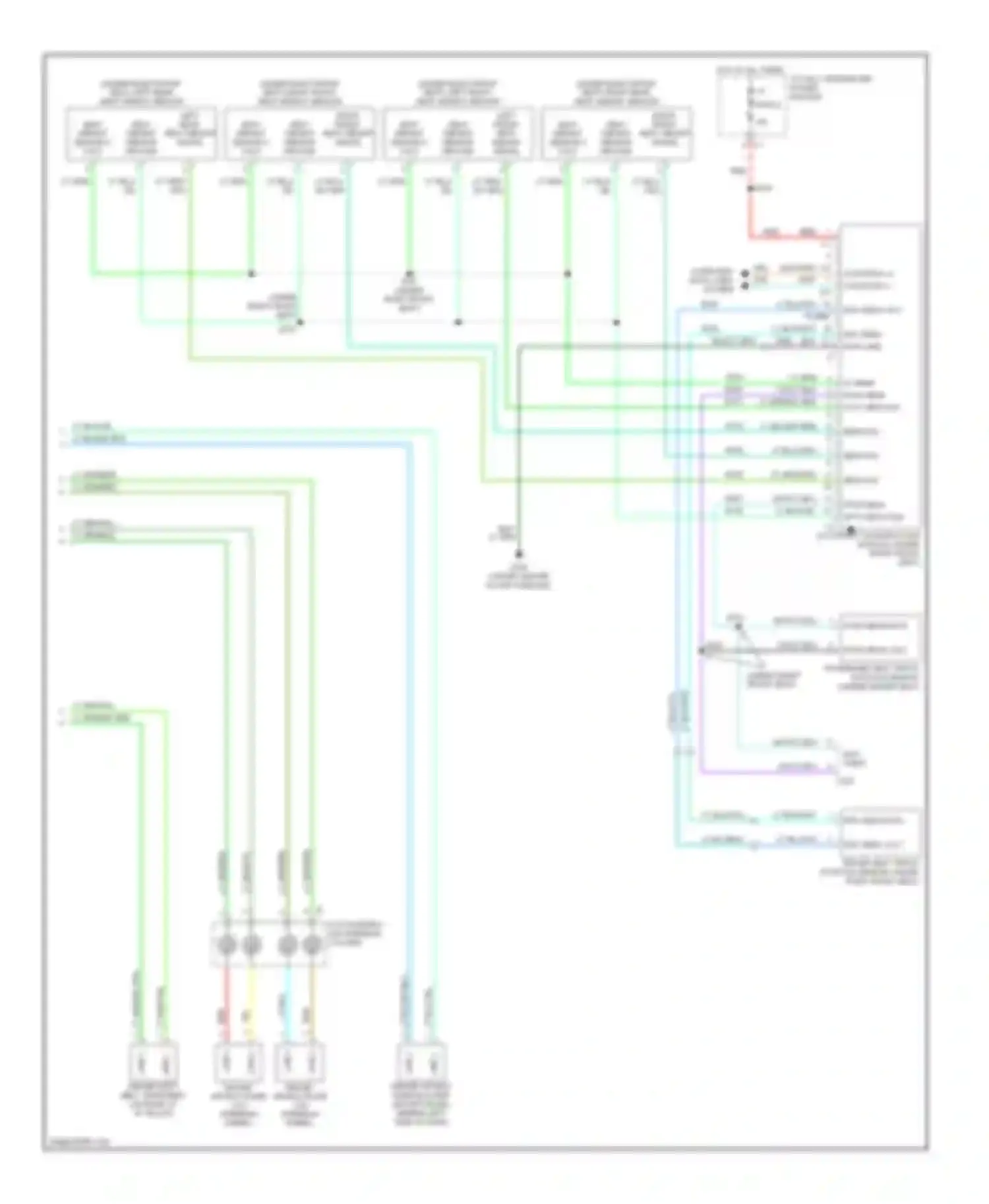 Caliber Dodge I (2006-2009): Supplemental restraints circuit (2 of 2)