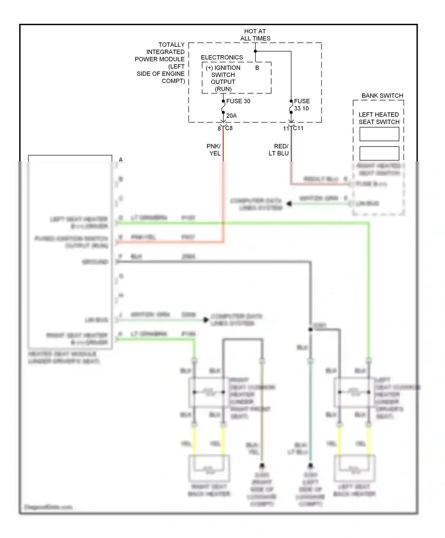 Dodge Caliber I (2006-2009) computer data lines system wiring diagram  (11 of 27)