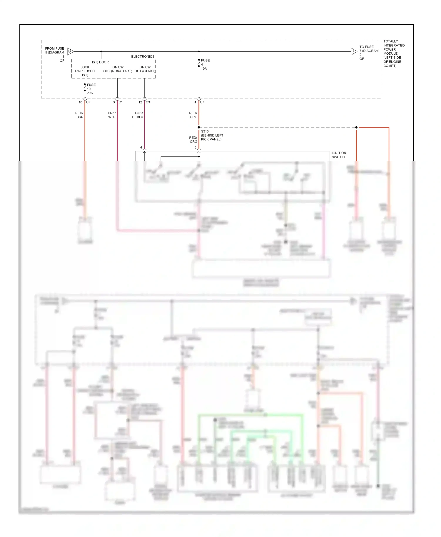 Dodge Caliber I (2006-2009) electronics wiring diagram  (15 of 22)