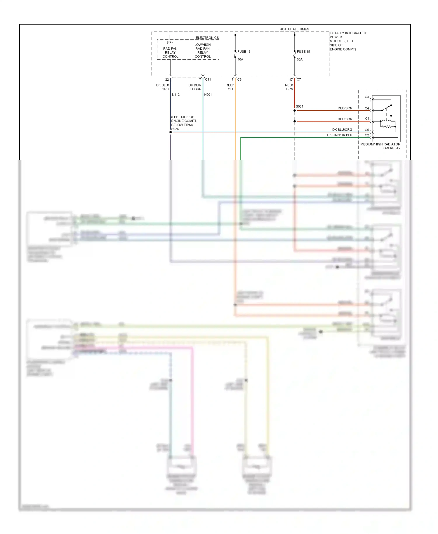 Dodge Caliber I (2006-2009) electronics wiring diagram  (2 of 22)