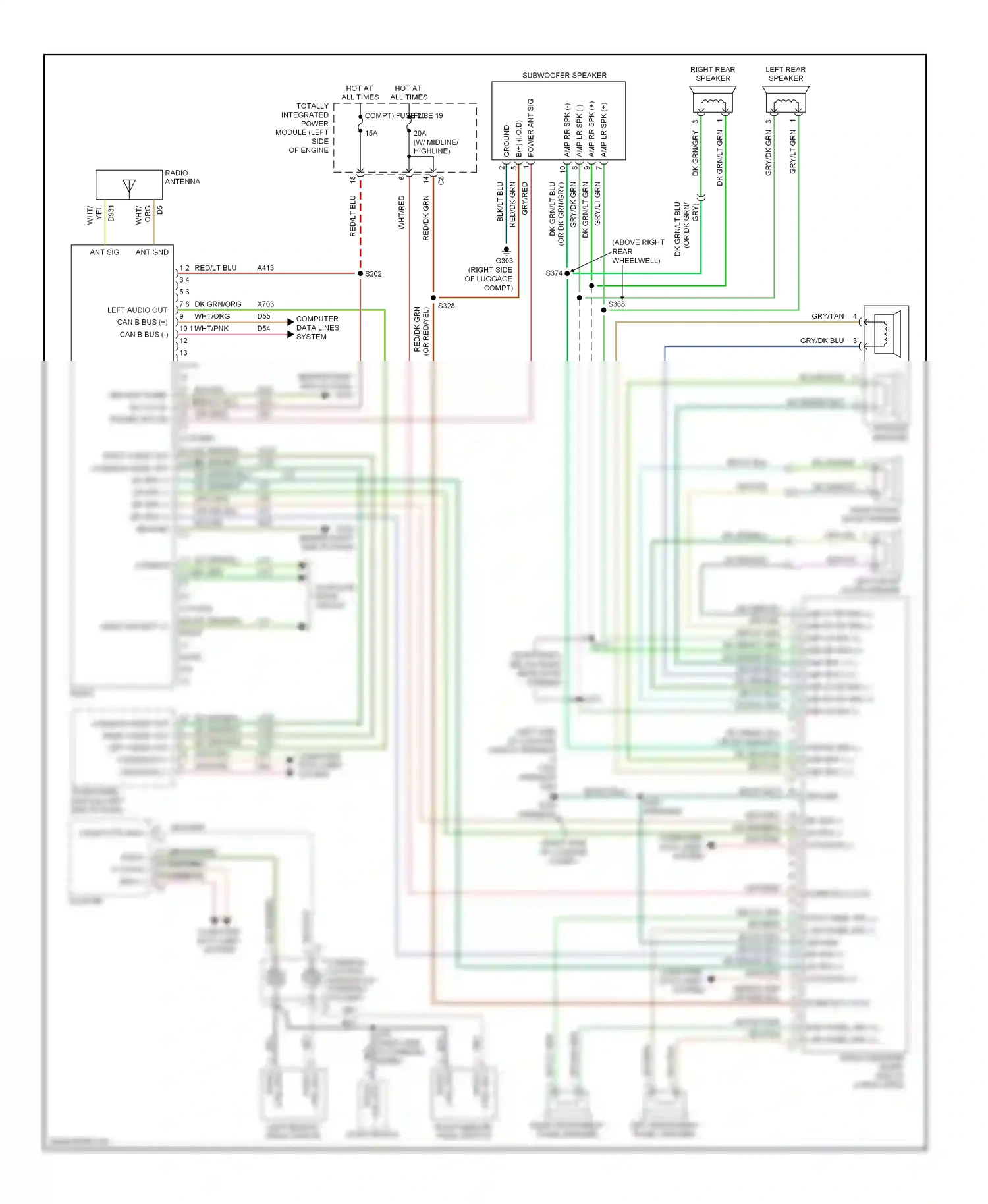 Dodge Caliber I (2006-2009) steering control module (on steering column) wiring diagram  (6 of 10)