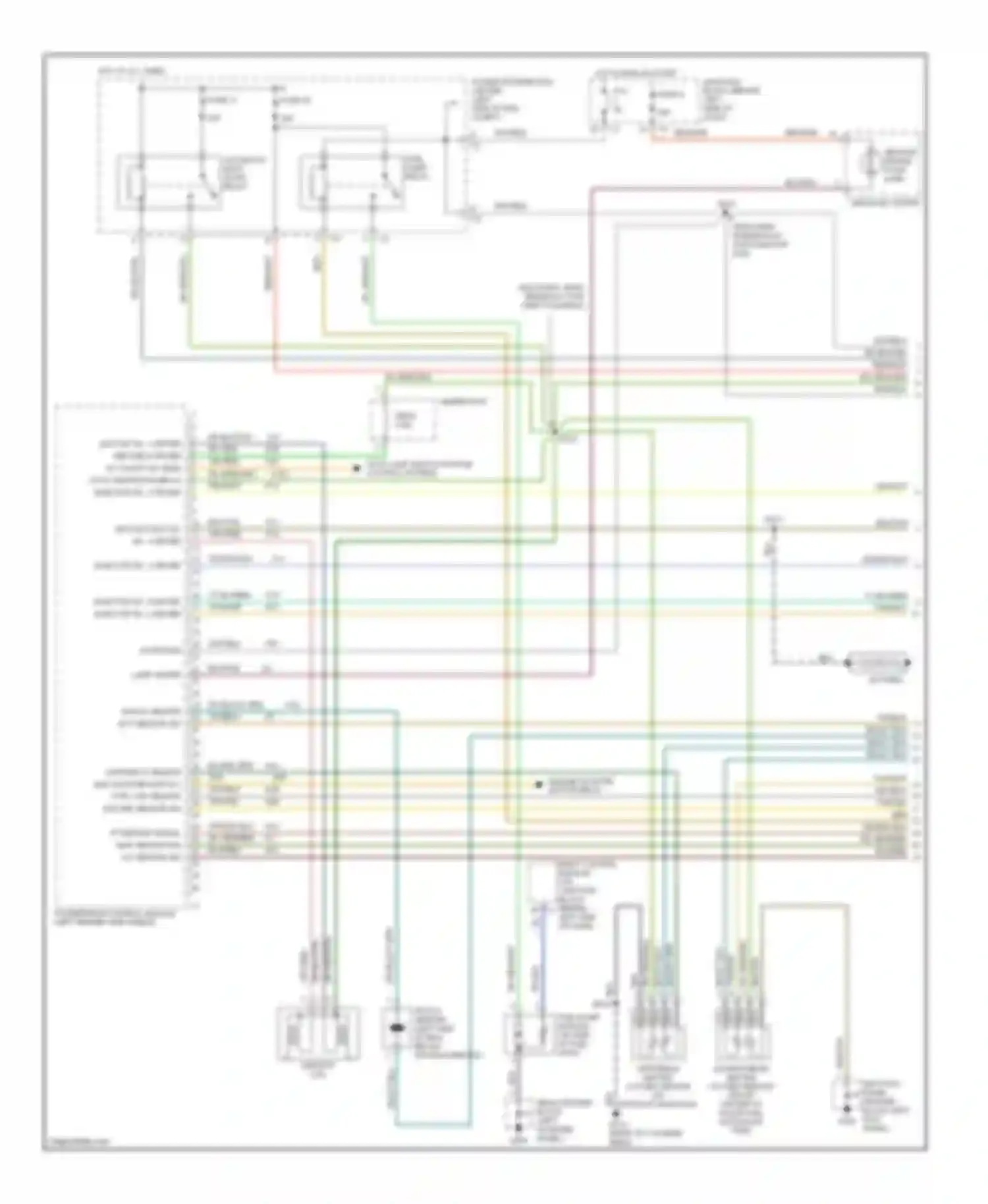 Caravan Dodge III (1995-2000): Wiring diagram engine performance 2.4ls (1 of 3)