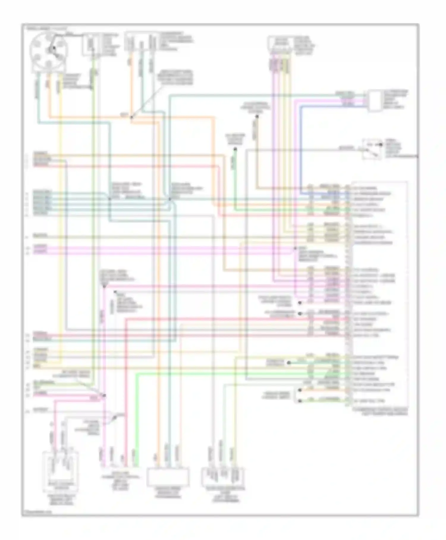 Caravan Dodge III (1995-2000): Wiring diagram engine performance 3.0ls (3 of 3)