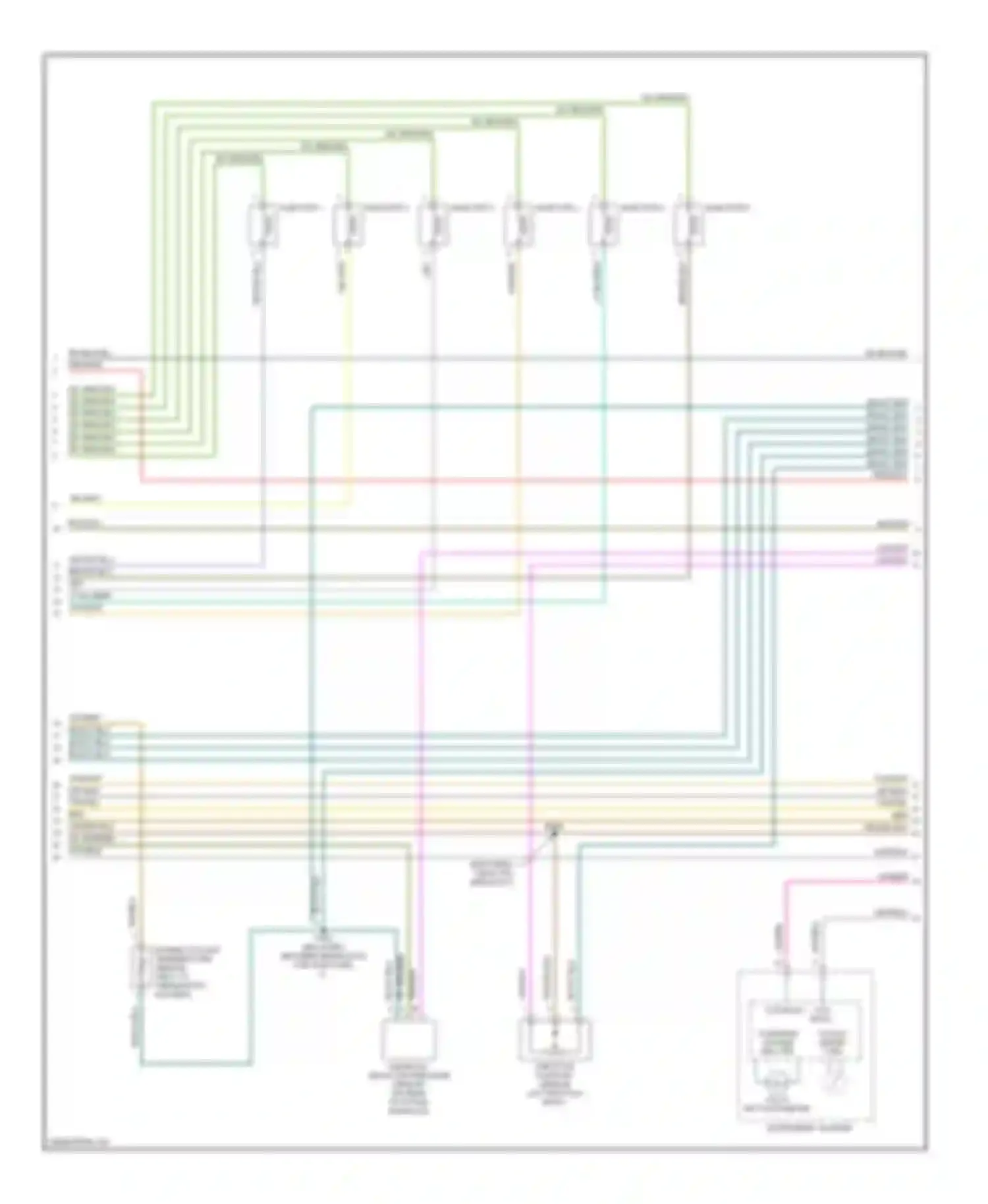Caravan Dodge III (1995-2000): Wiring diagram engine performance 3.3ls (2 of 3)