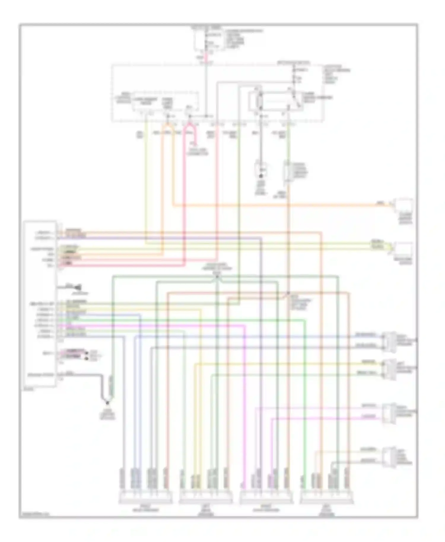 Caravan Dodge III (1995-2000): Radio circuits, premium model