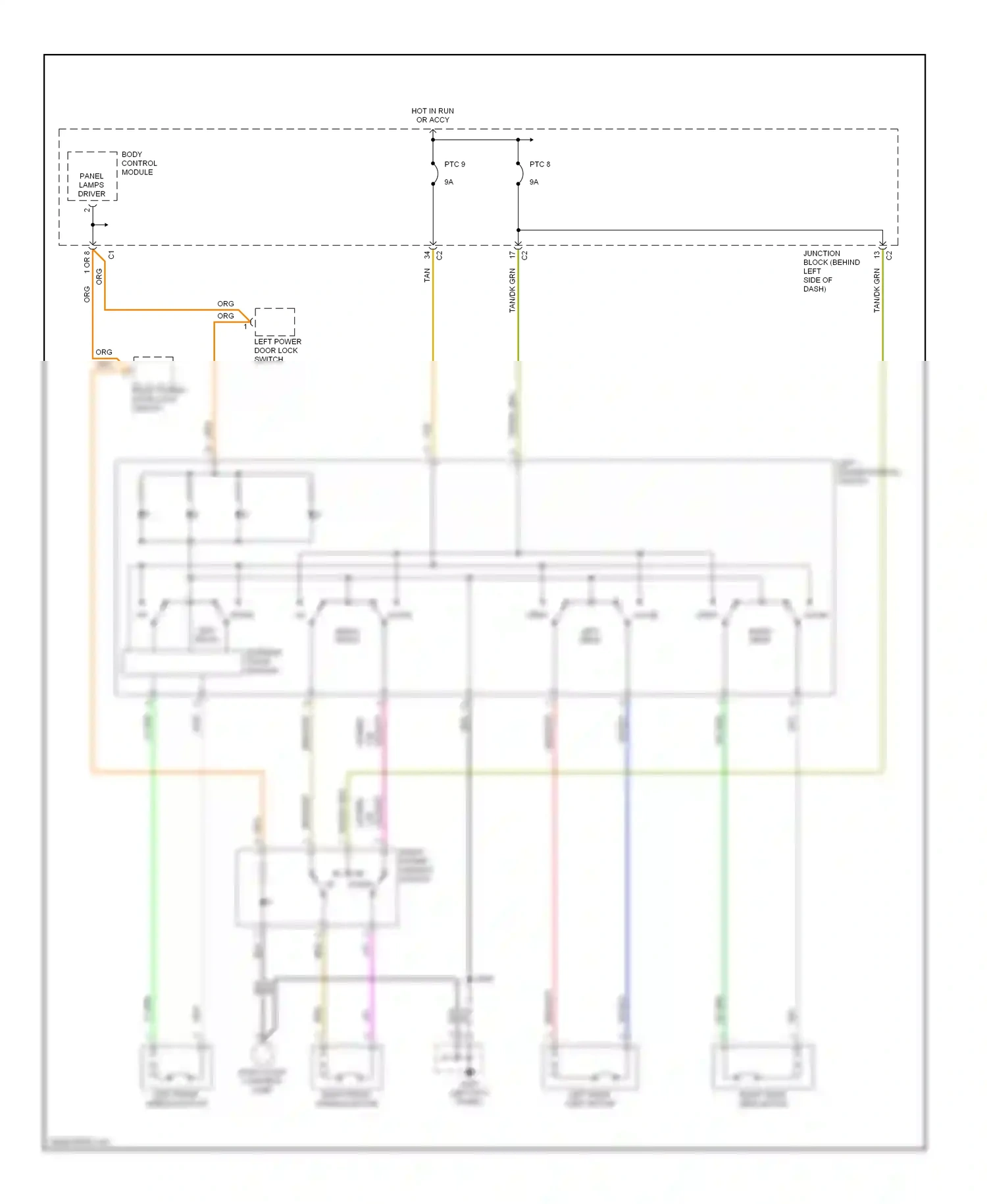 Dodge Caravan III (1995-2000) close wiring diagram  (1 of 1)