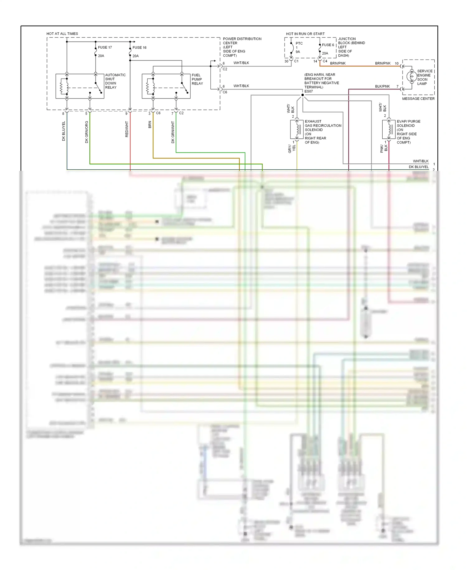 Dodge Caravan III (1995-2000) nca wiring diagram  (6 of 17)