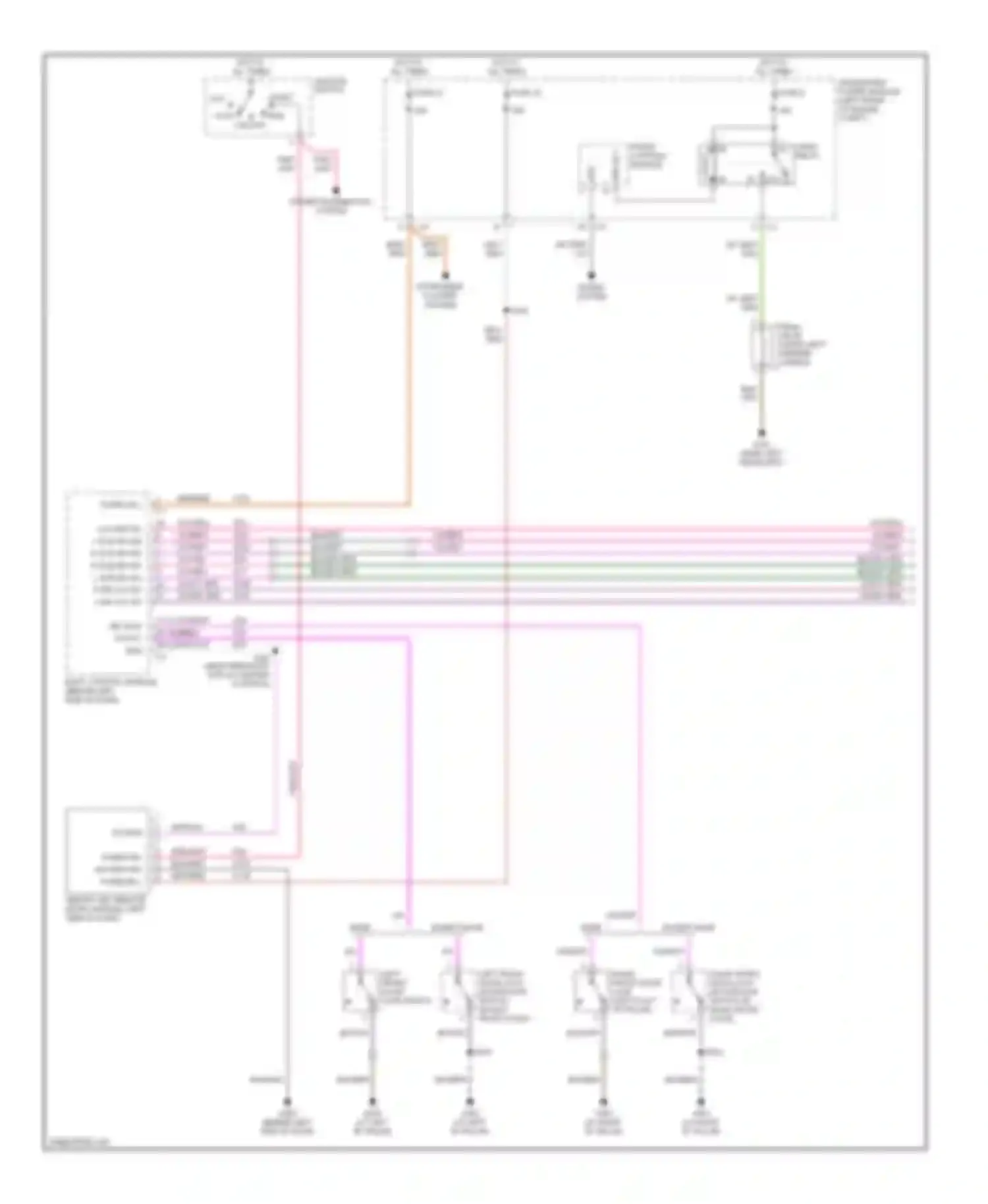 Caravan Dodge IV (2000-2007): Anti-theft circuit (1 of 2)