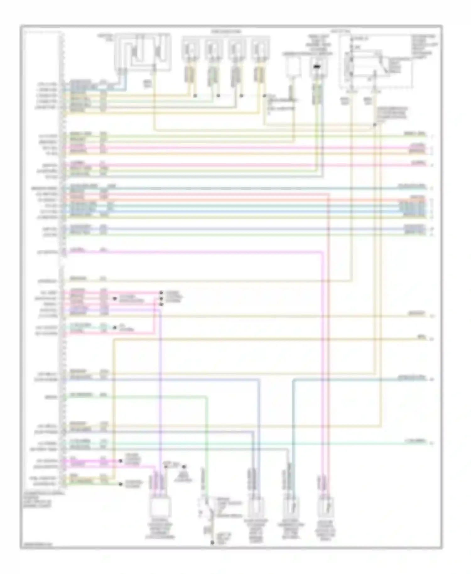 Caravan Dodge IV (2000-2007): Wiring diagram engine performance 2.4l (1 of 3)