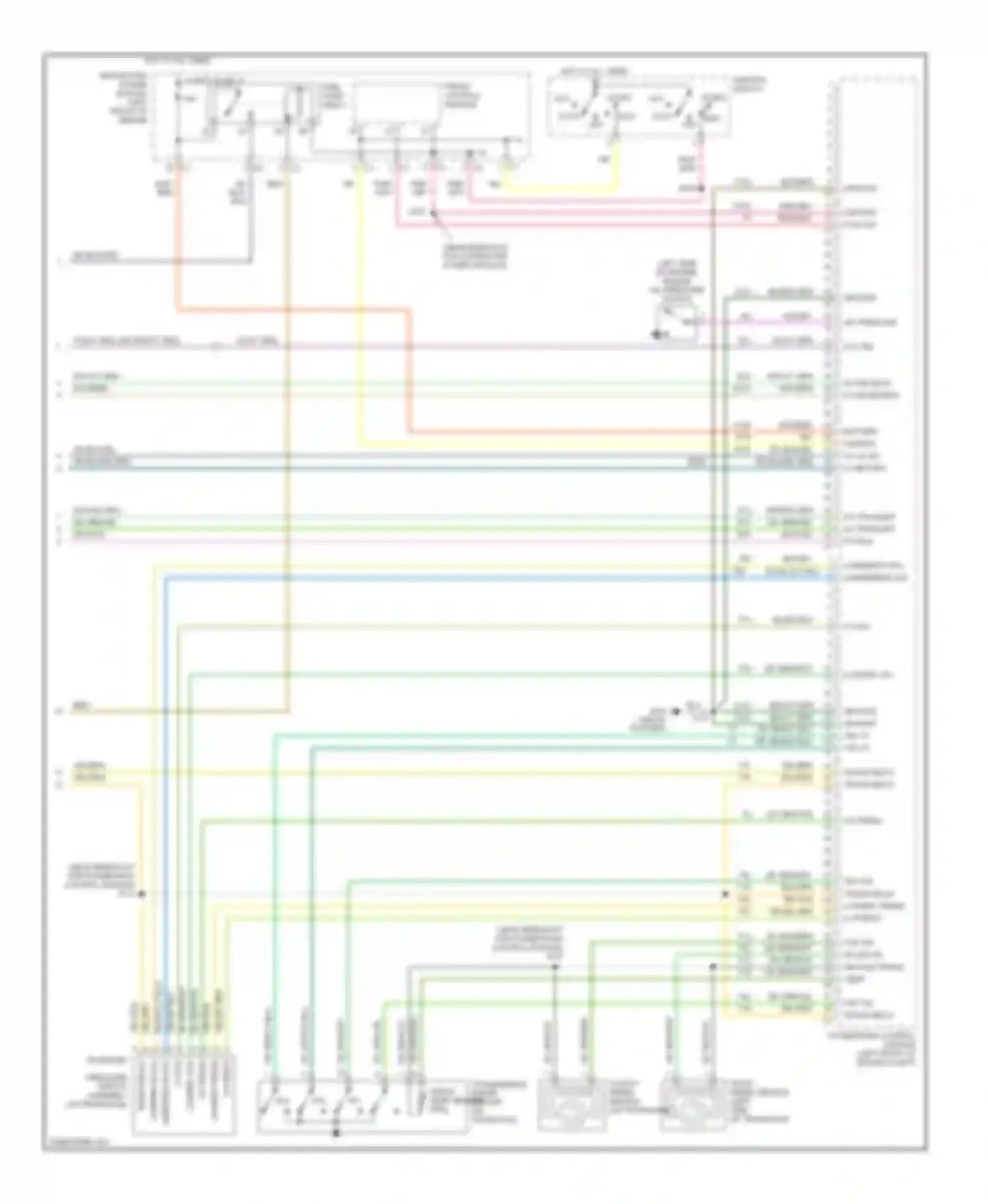 Caravan Dodge IV (2000-2007): Wiring diagram engine performance 2.4l (3 of 3)
