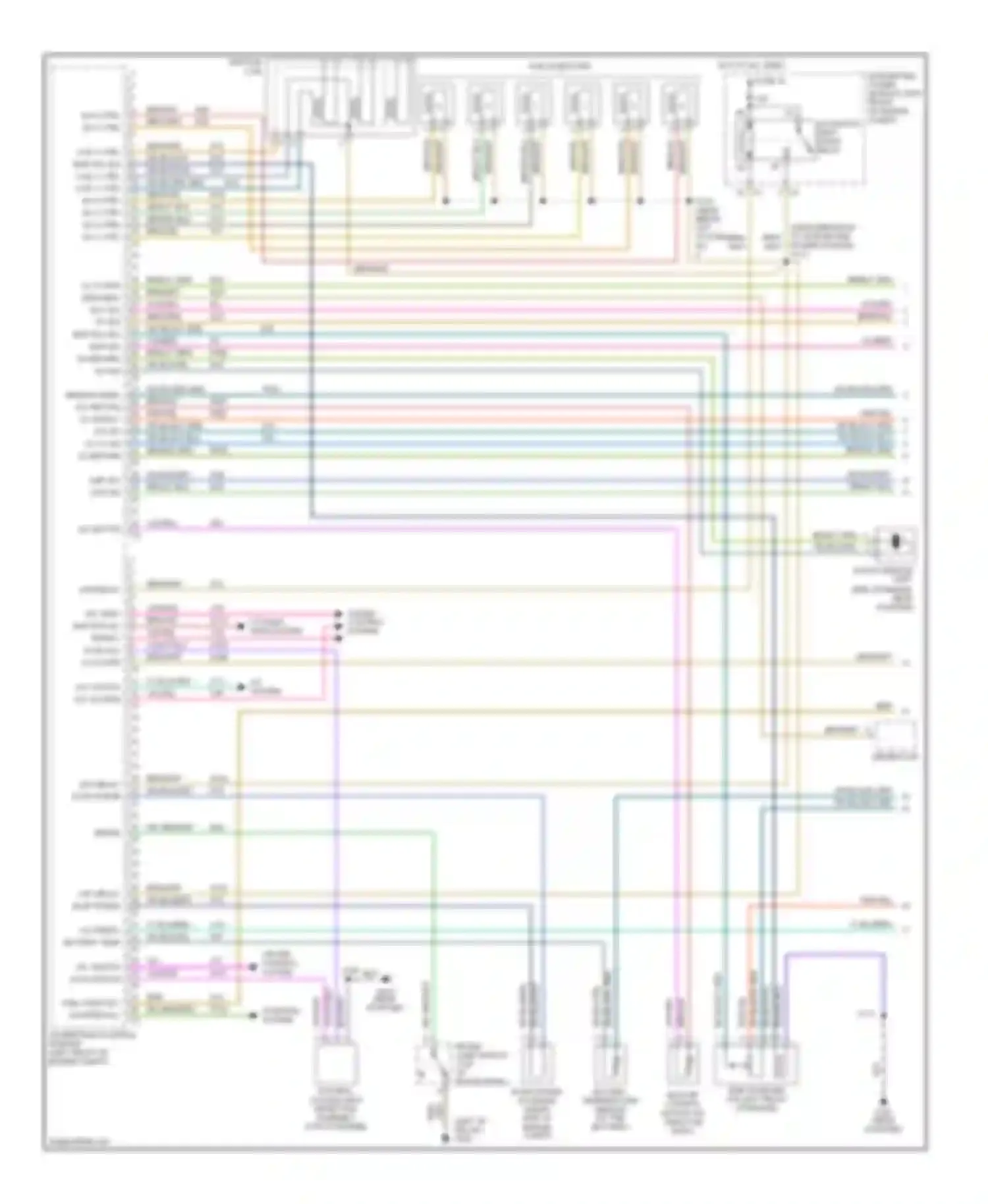 Caravan Dodge IV (2000-2007): Wiring diagram engine performance 3.3l (1 of 3)