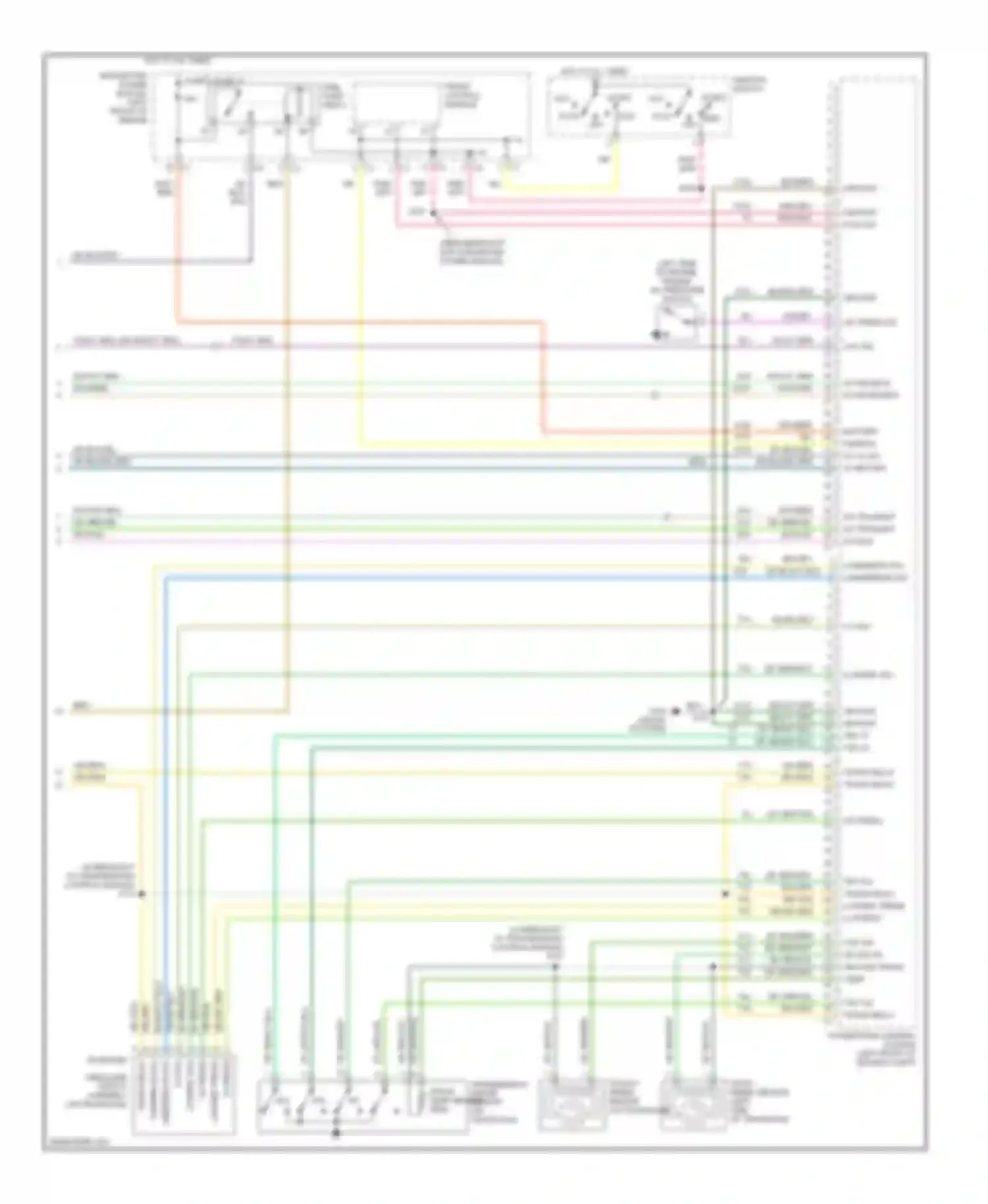 Caravan Dodge IV (2000-2007): Wiring diagram engine performance 3.3l (3 of 3)