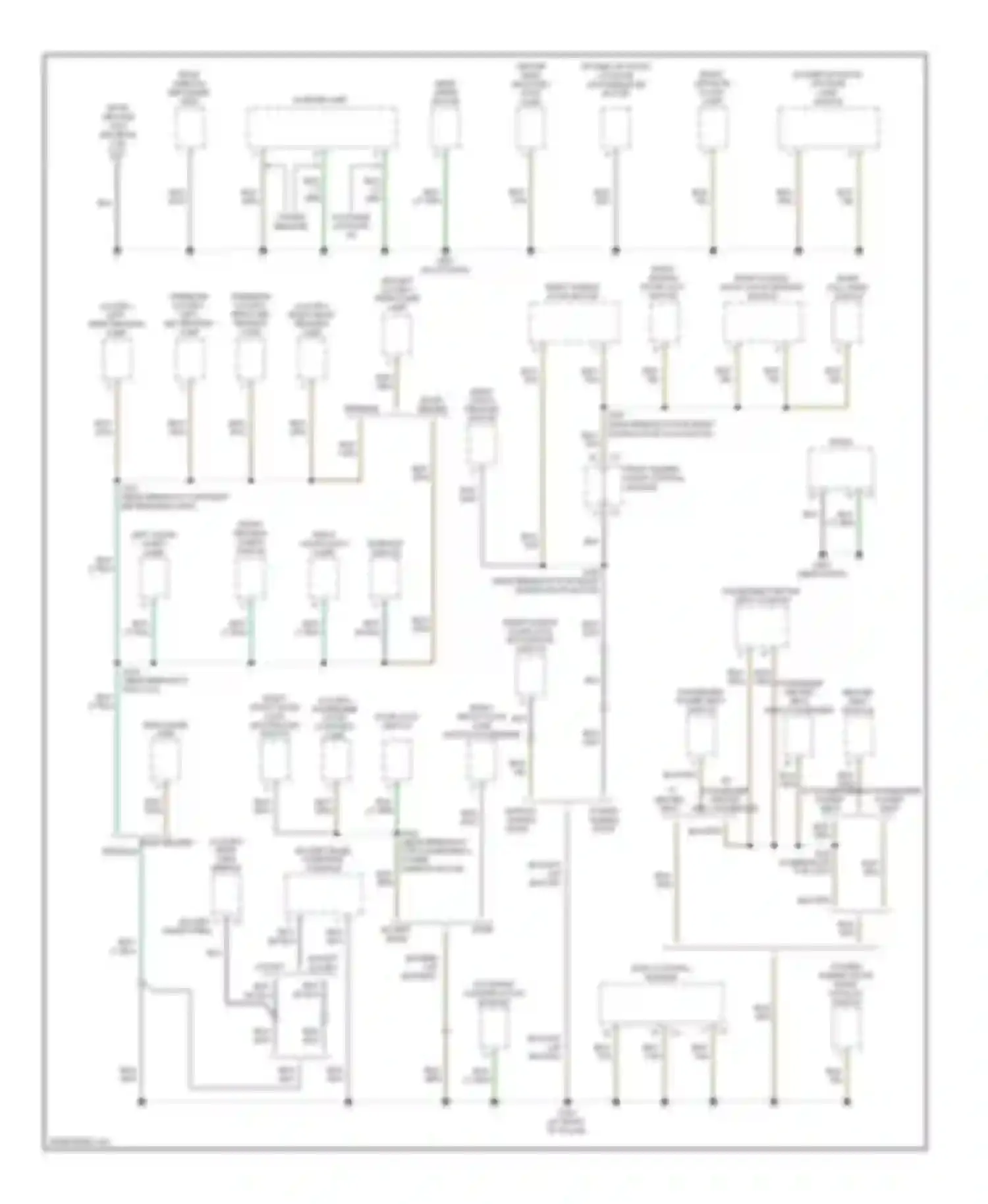 Caravan Dodge IV (2000-2007): Ground distribution circuit (3 of 3)