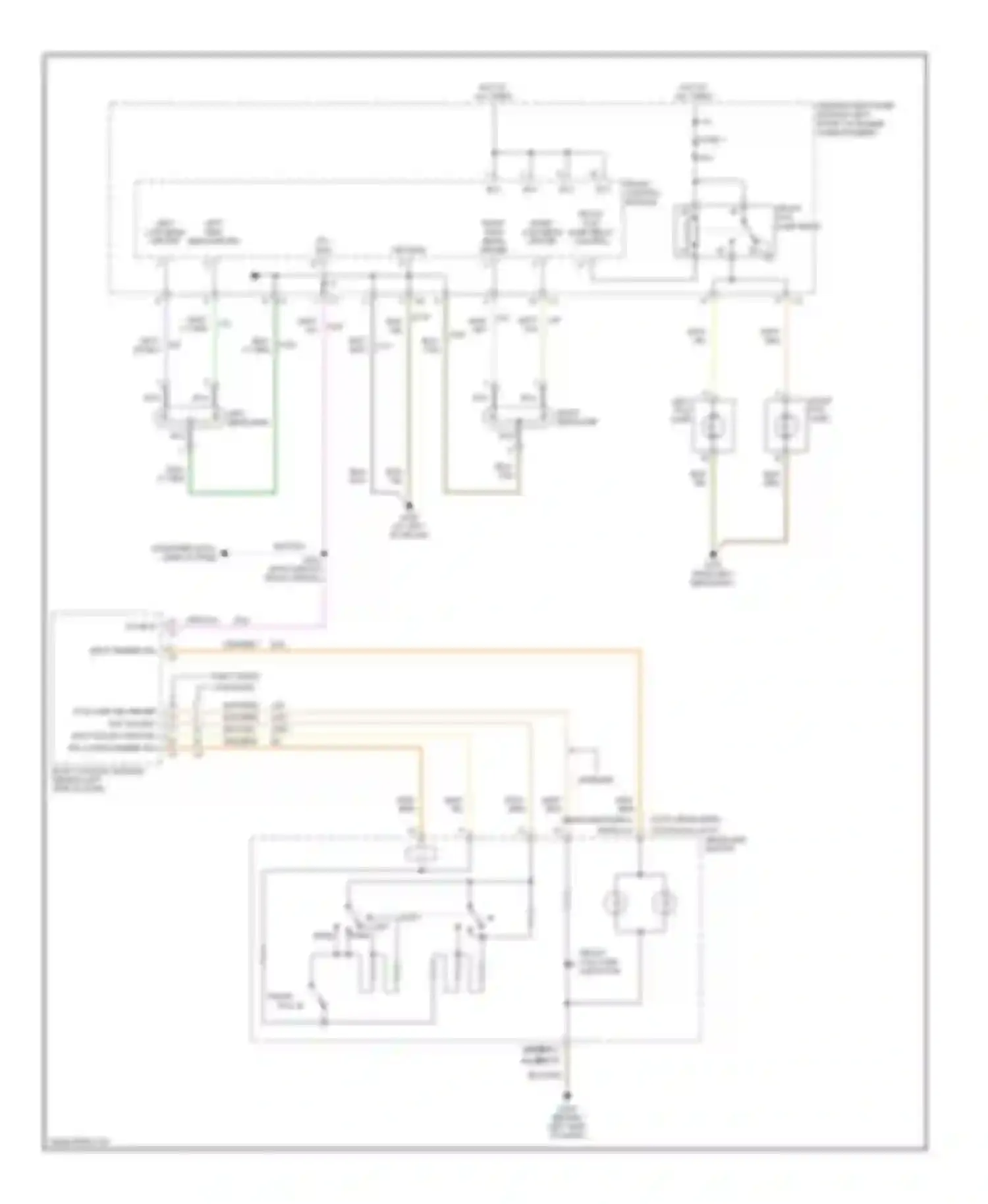 Caravan Dodge IV (2000-2007): Headlights circuit