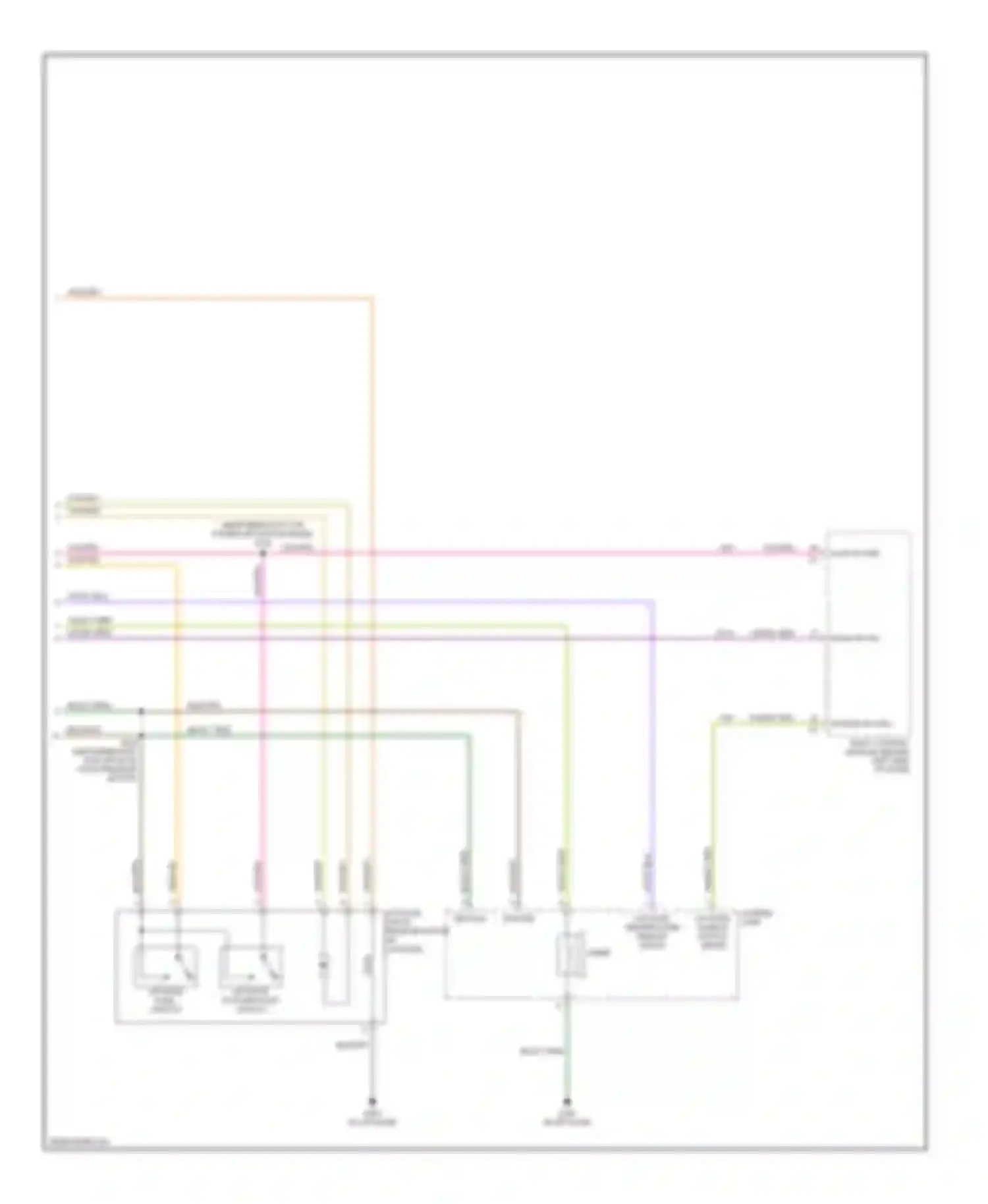 Caravan Dodge IV (2000-2007): Power liftgate circuit (2 of 2)