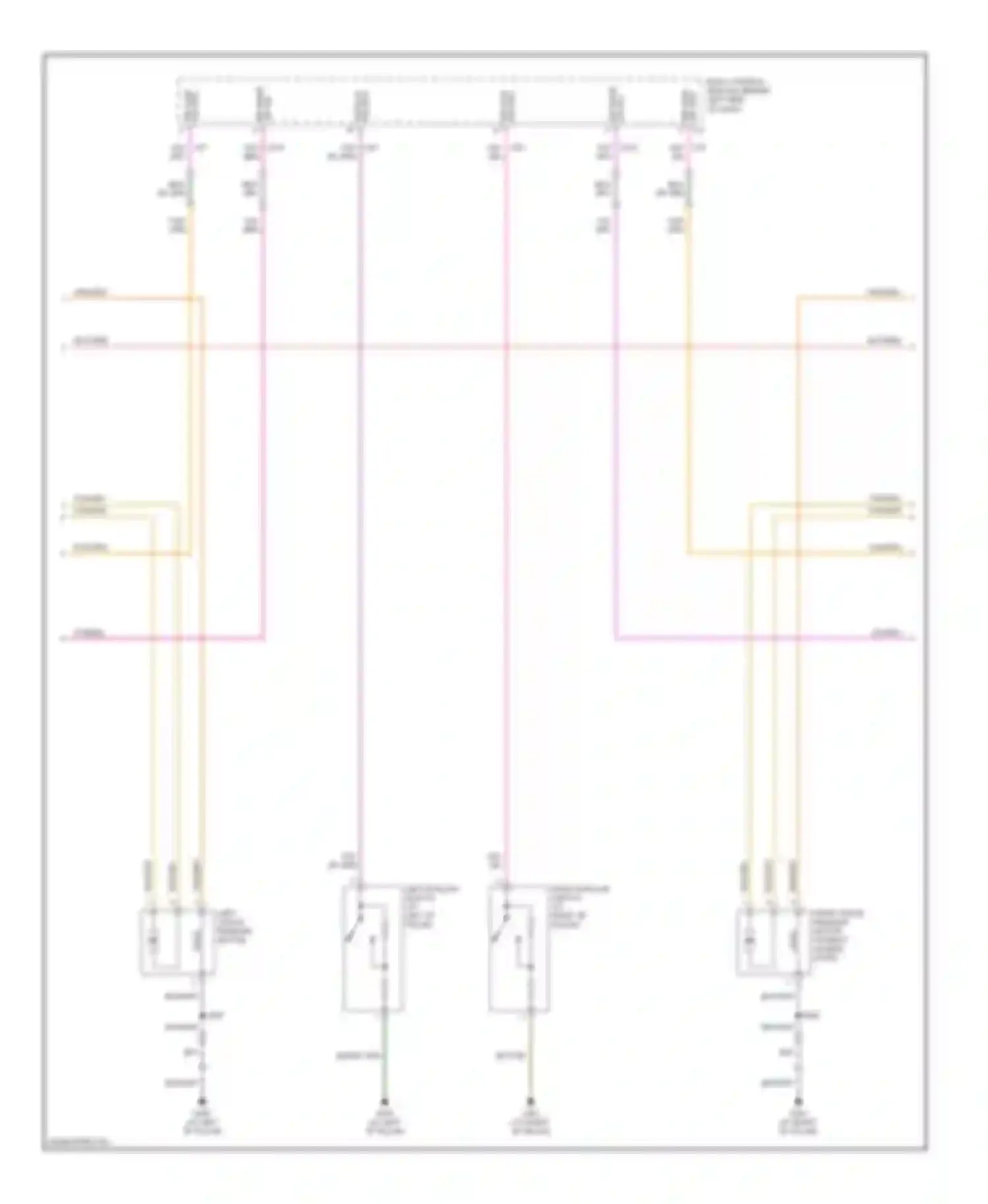 Caravan Dodge IV (2000-2007): Power sliding door circuit (2 of 3)