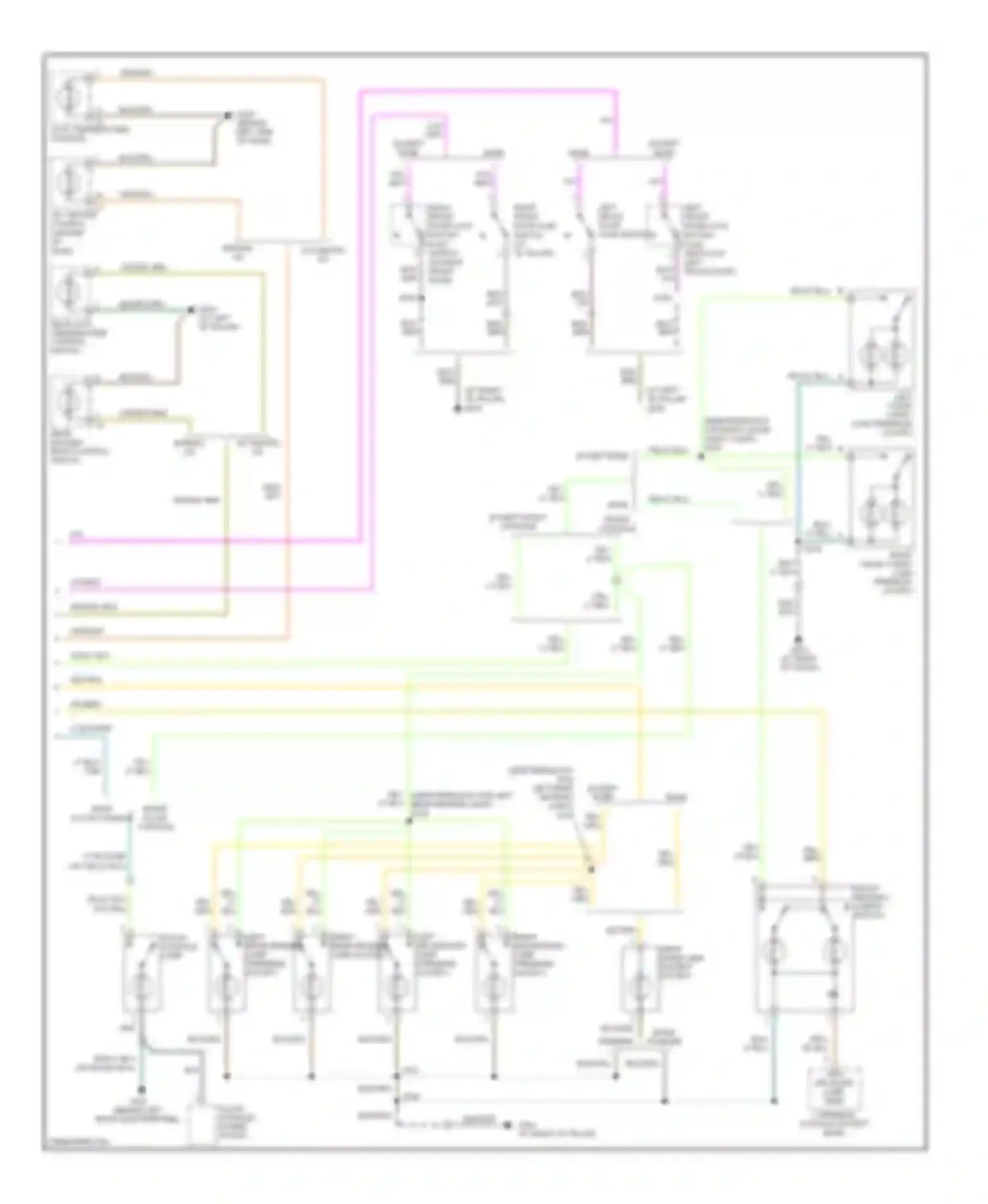 Wiring diagram automatic a/c for Dodge Caravan IV (2000-2007) (2 of 3)