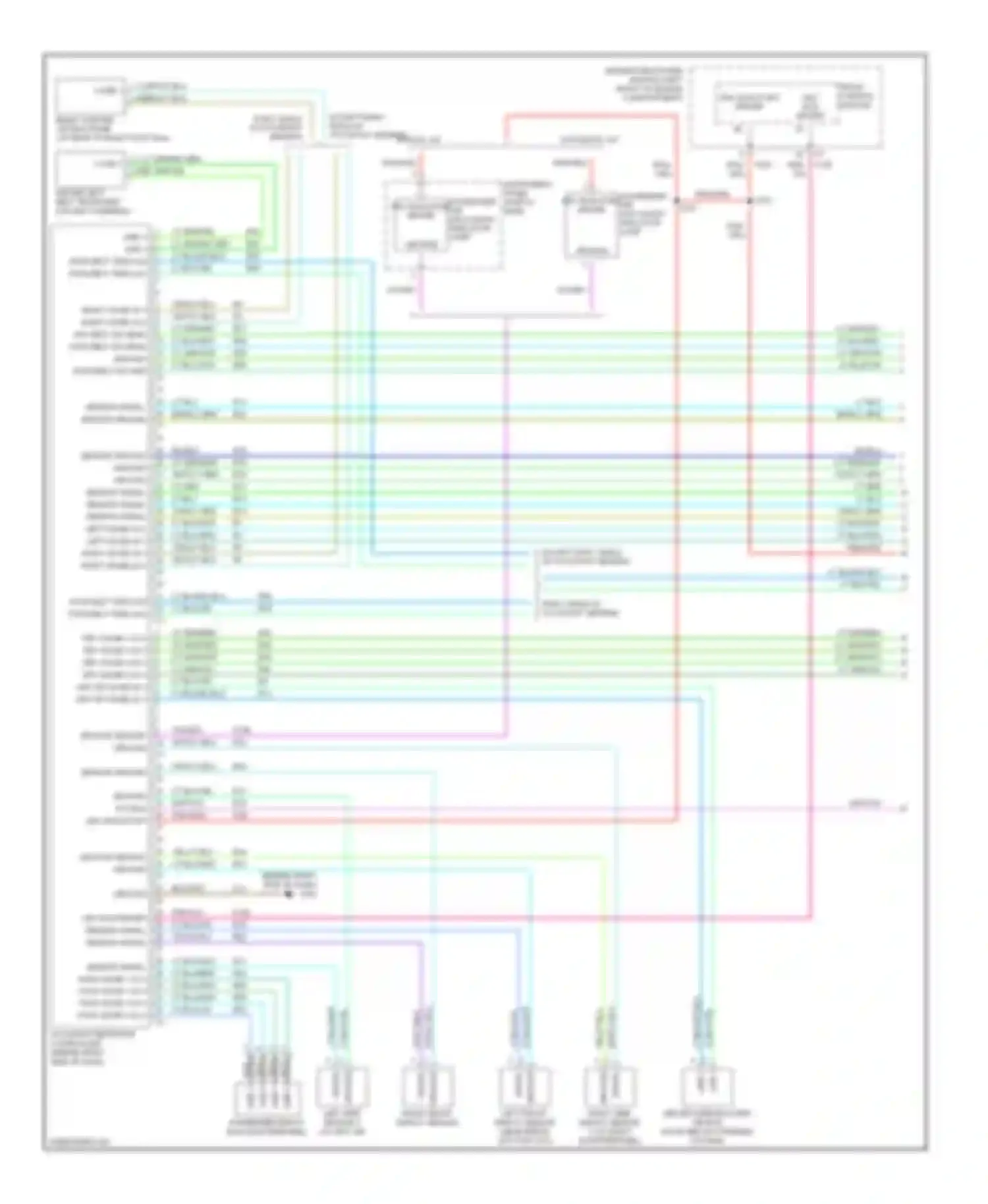 Wiring diagram automatic a/c for Dodge Caravan IV (2000-2007) (3 of 3)