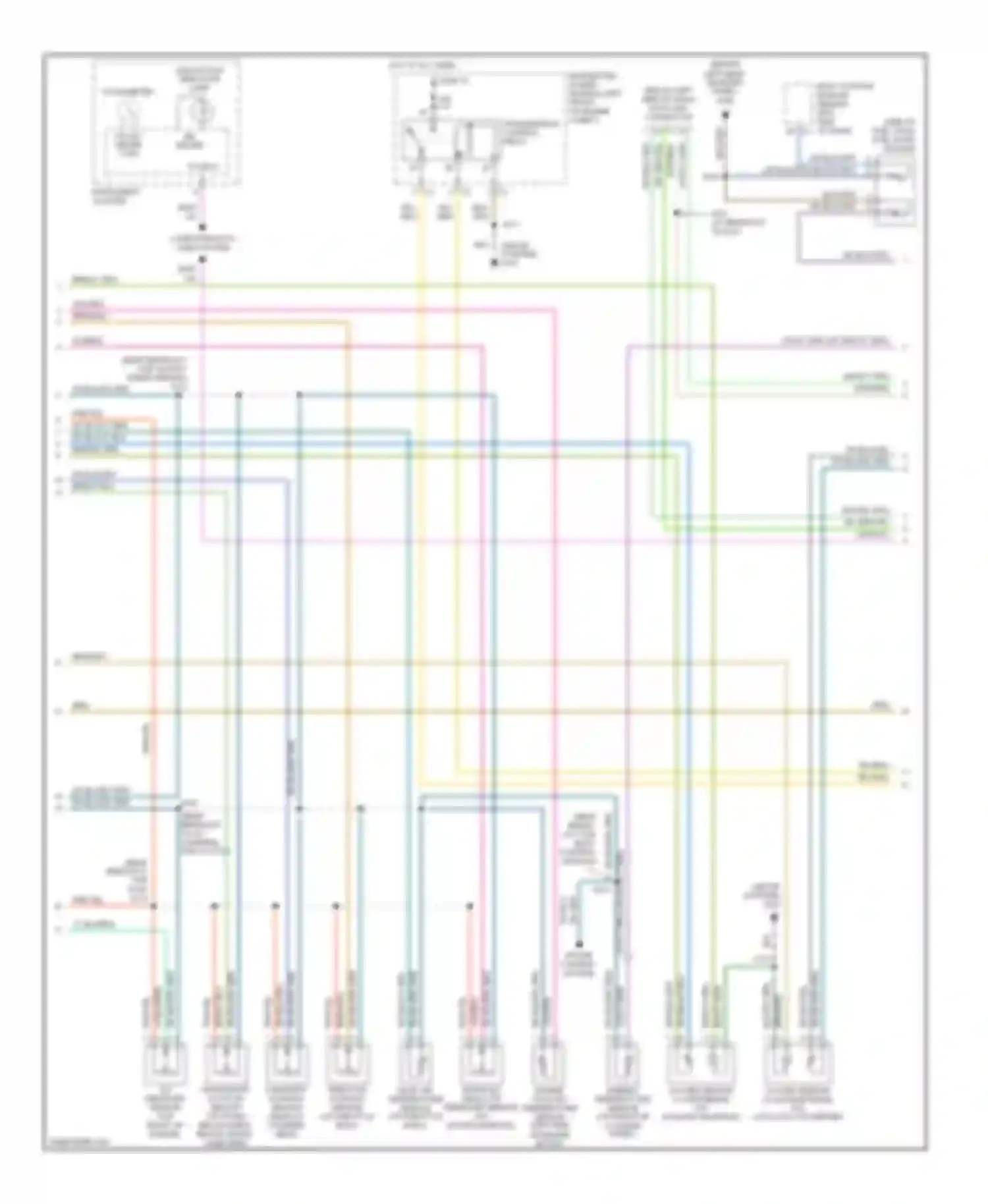 Wiring diagram cruise control system for Dodge Caravan IV (2000-2007) (4 of 8)
