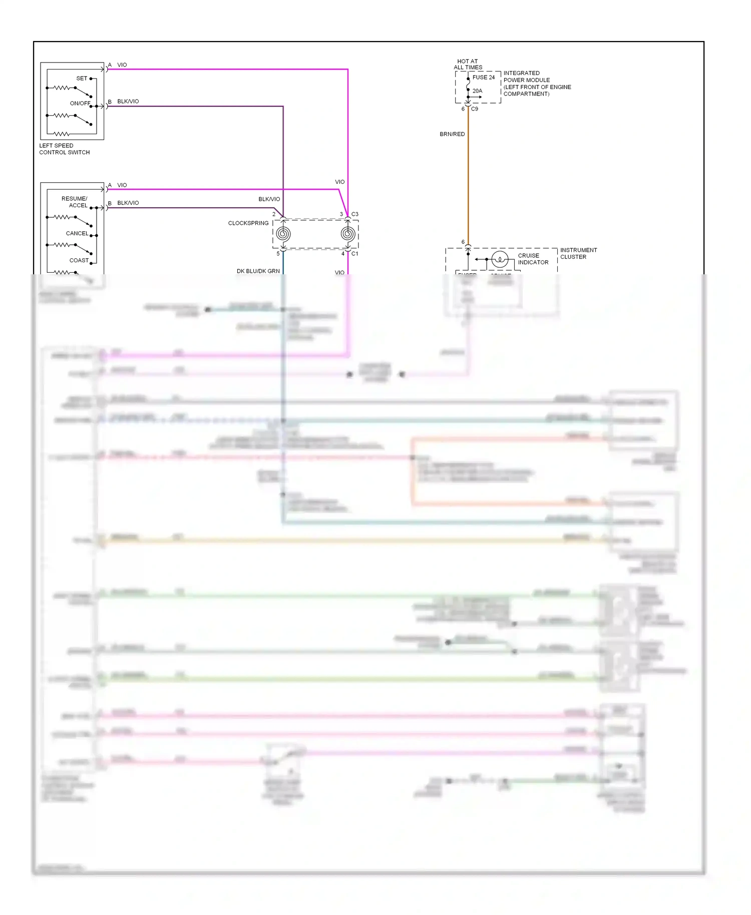 Dodge Caravan IV (2000-2007) ground wiring diagram  (2 of 20)