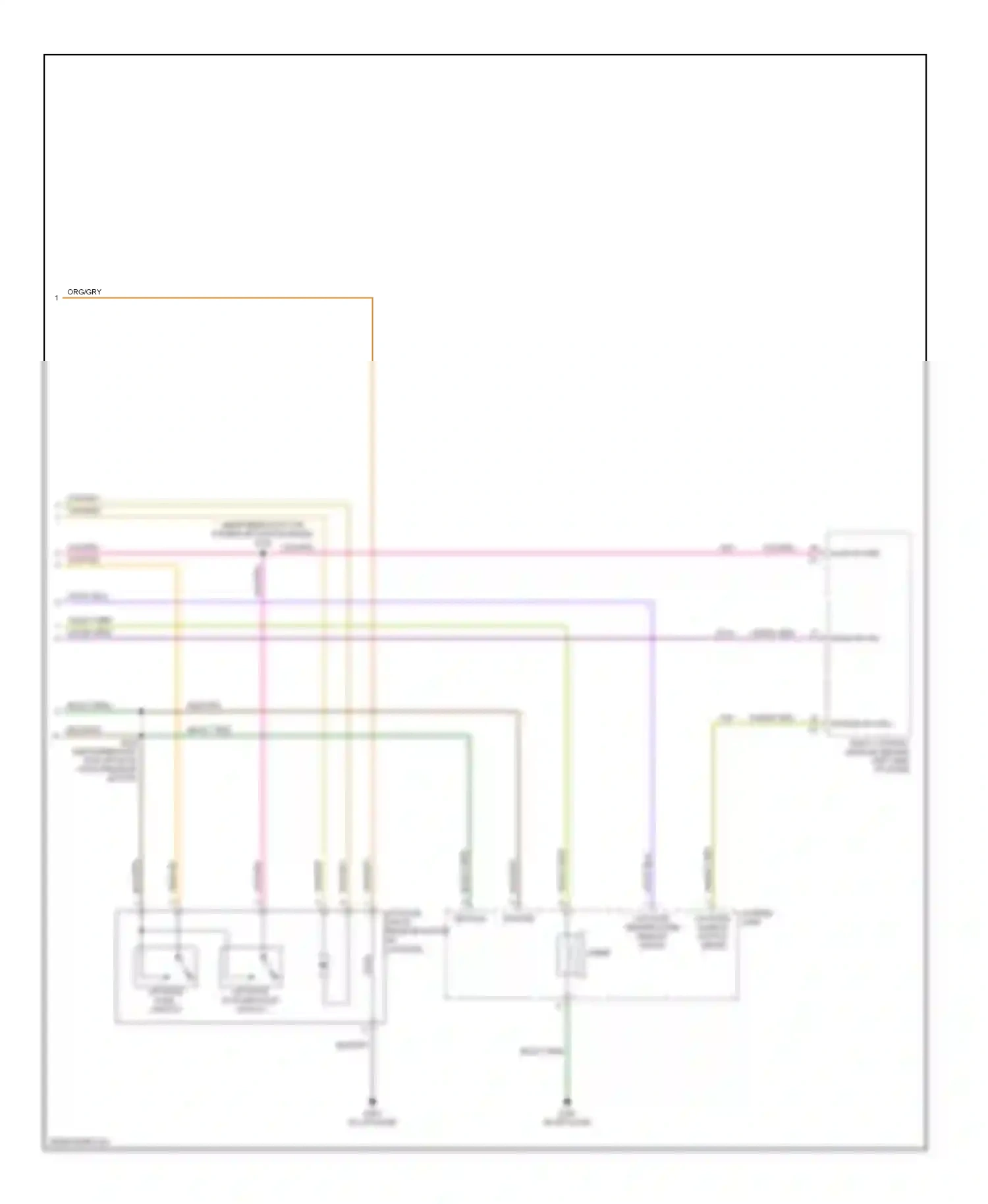 Dodge Caravan IV (2000-2007) ground wiring diagram  (13 of 20)