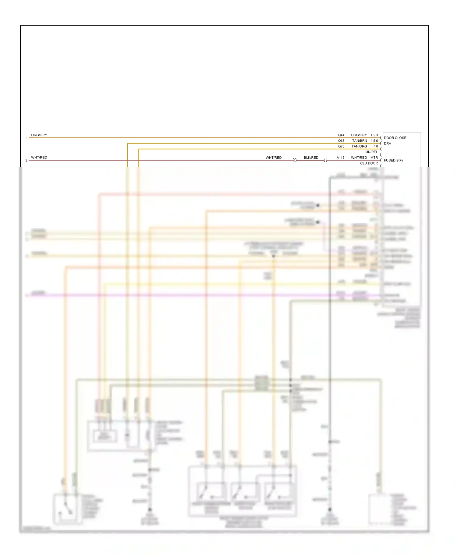 Dodge Caravan IV (2000-2007) ground wiring diagram  (15 of 20)