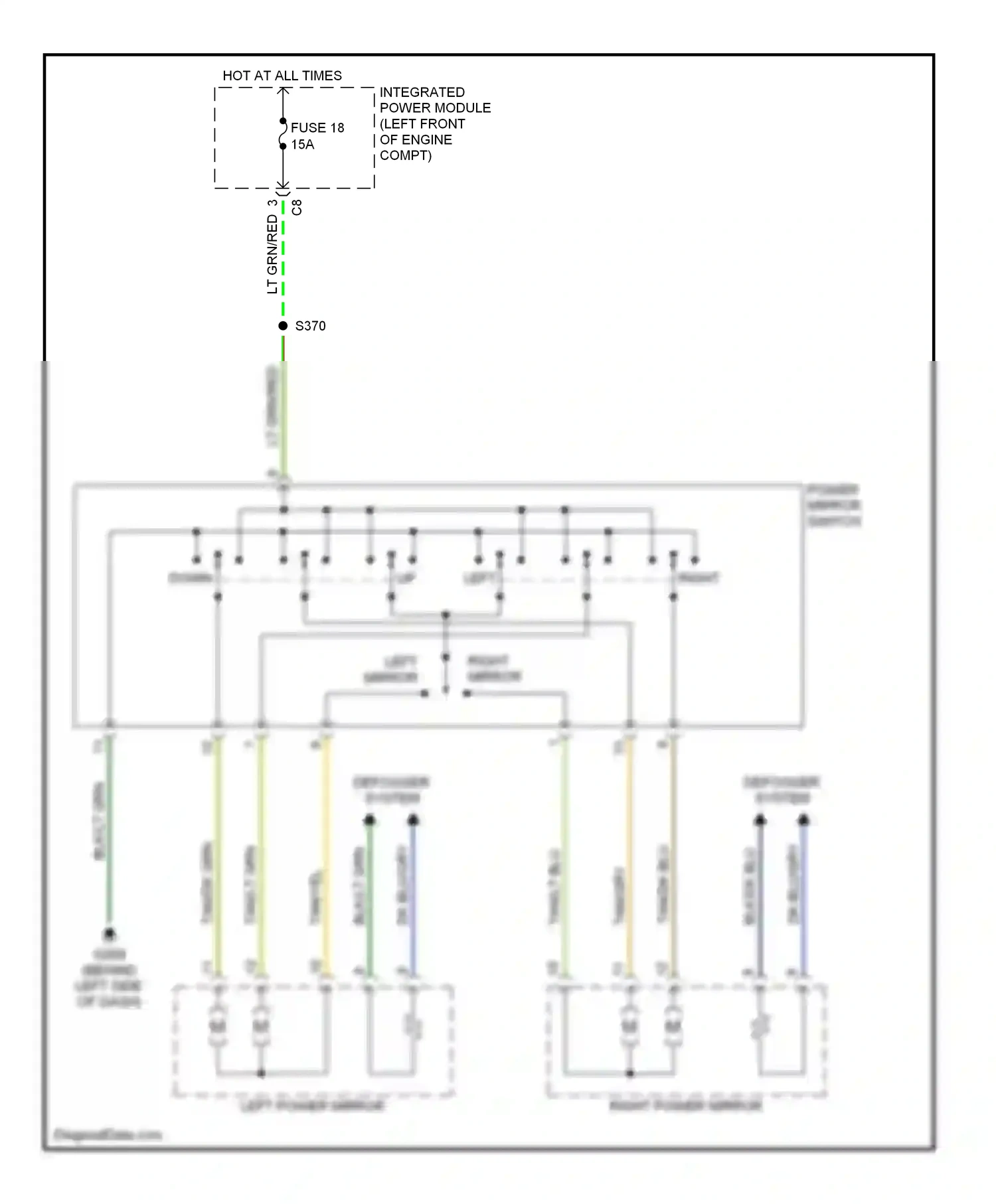 Dodge Caravan IV (2000-2007) right wiring diagram  (1 of 1)