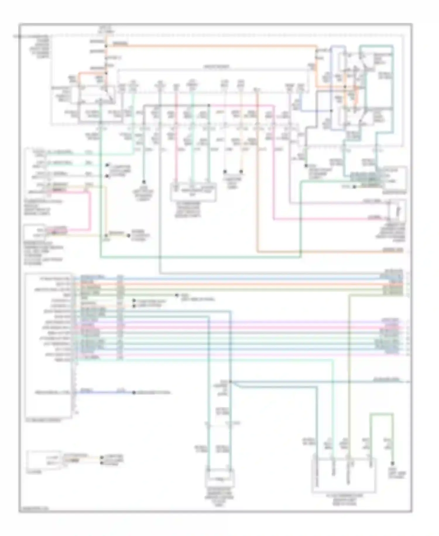 Challenger Dodge III facelift (2010-2014): Automatic a/c circuit (1 of 2)