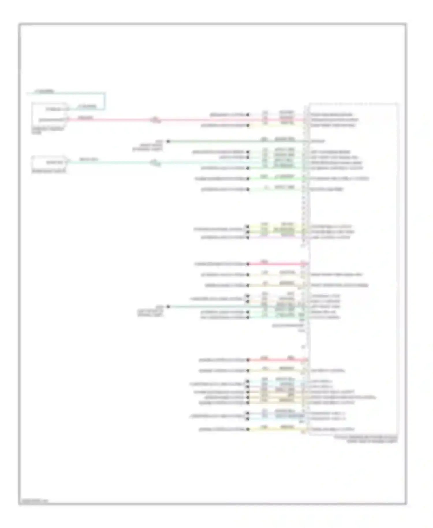 Challenger Dodge III facelift (2010-2014): Body control modules circuit (2 of 2)