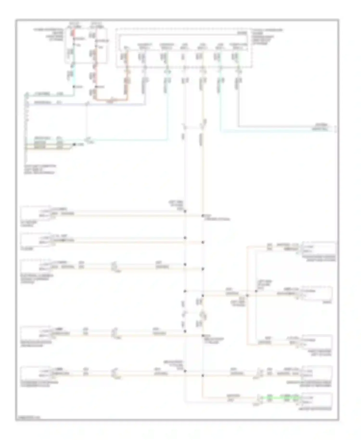 Challenger Dodge III facelift (2010-2014): Computer data lines circuit (1 of 2)