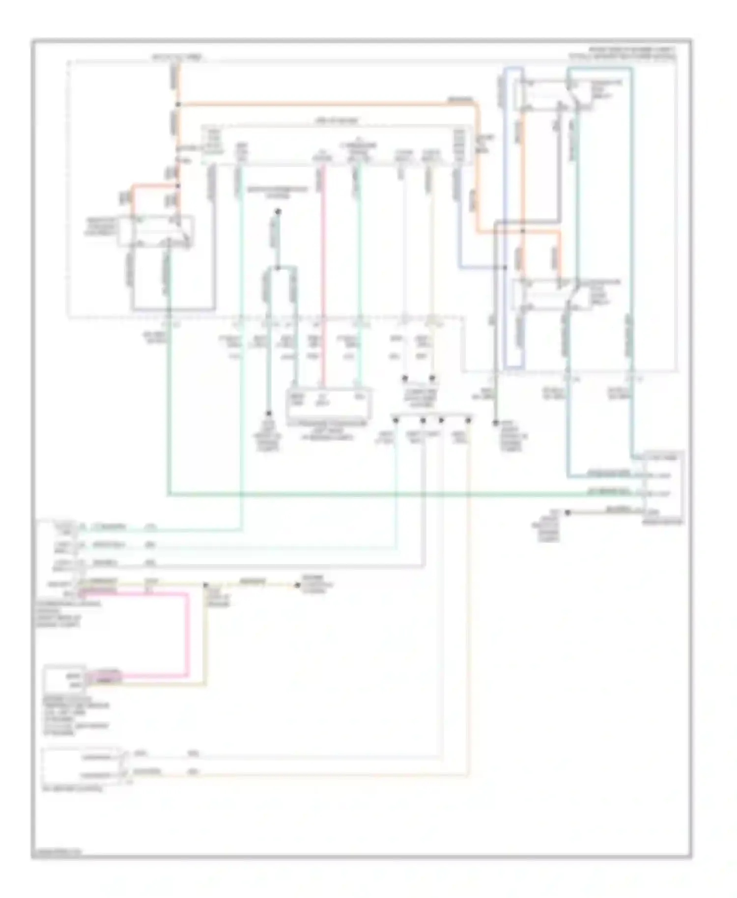 Challenger Dodge III facelift (2010-2014): Cooling fan circuit